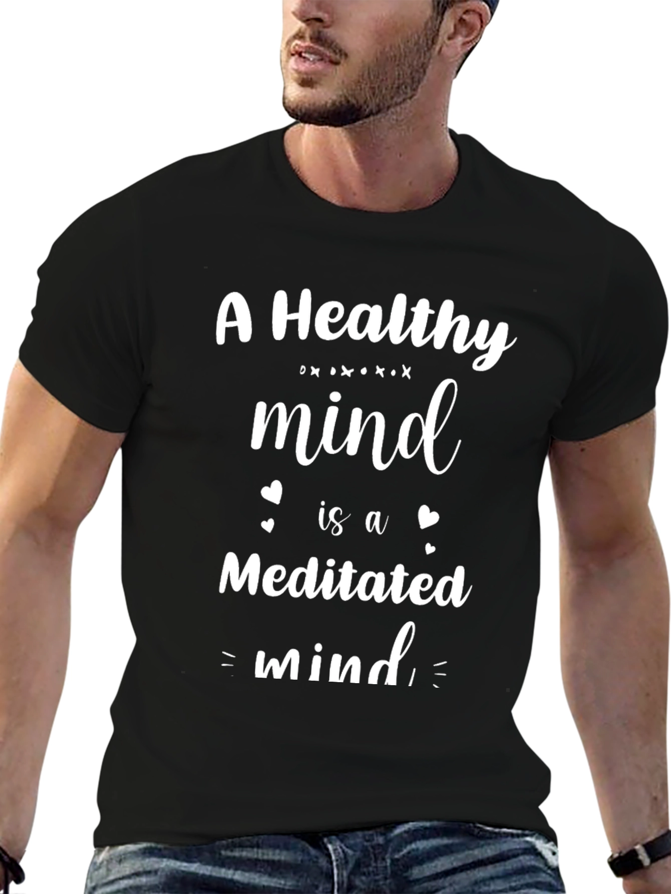 Healthy Meditated Mind Graphic T-Shirt