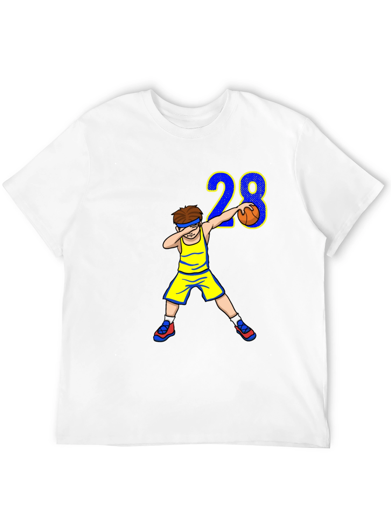 Basketball Dab 28 Black T-Shirt