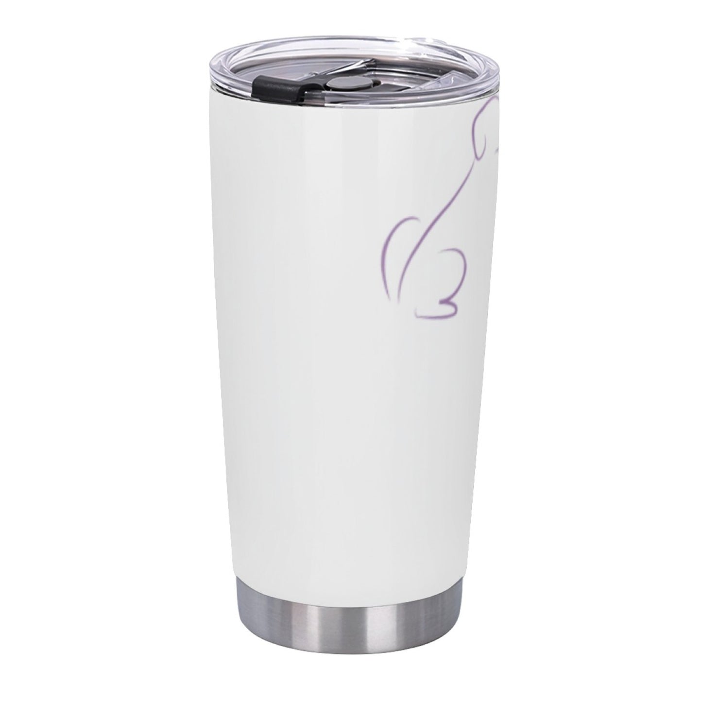 Travel Tumbler with Graphic Design - Insulated Stainless Steel Leak-Proof Cup