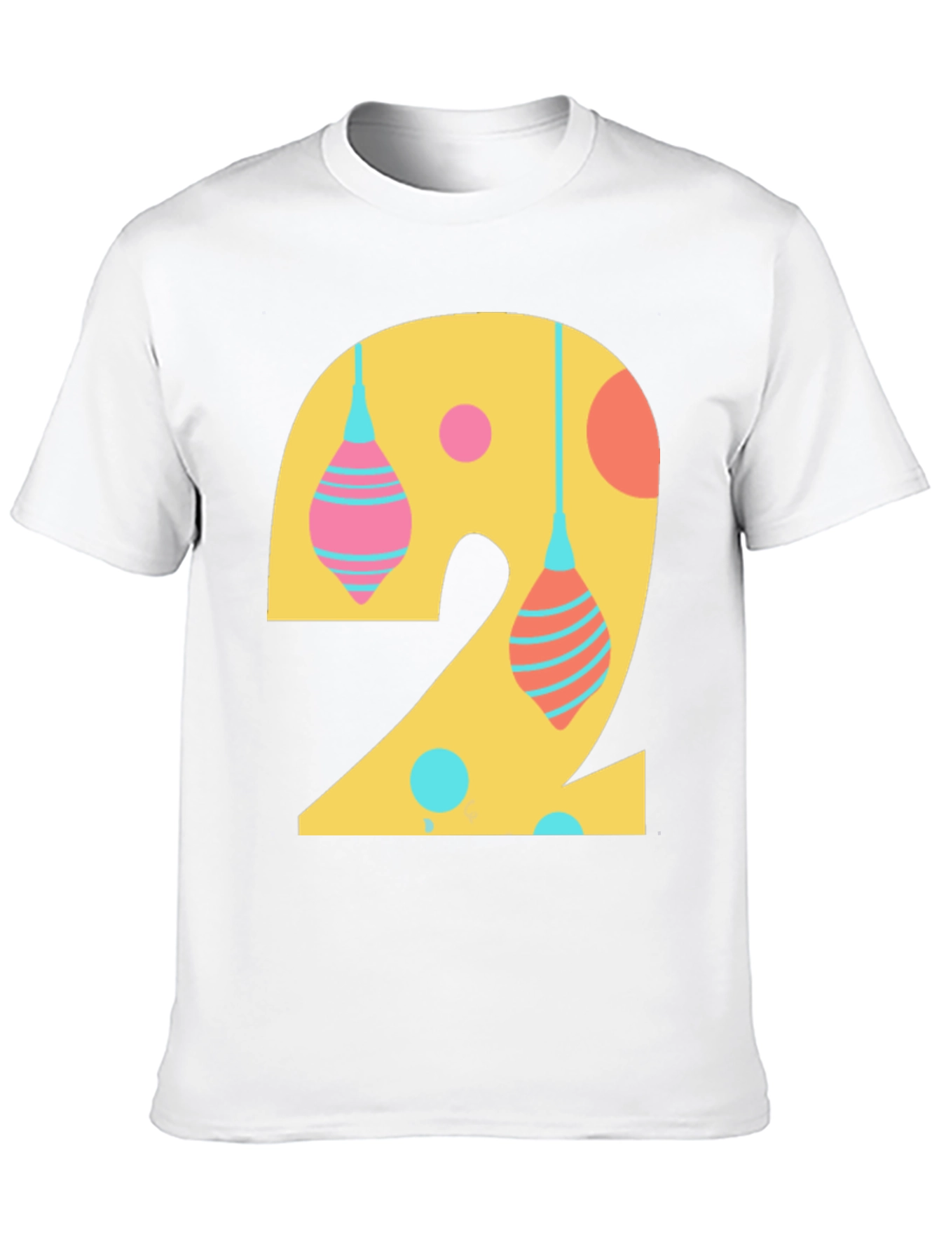 Number 2 Graphic Tee - Fun Birthday Shirt