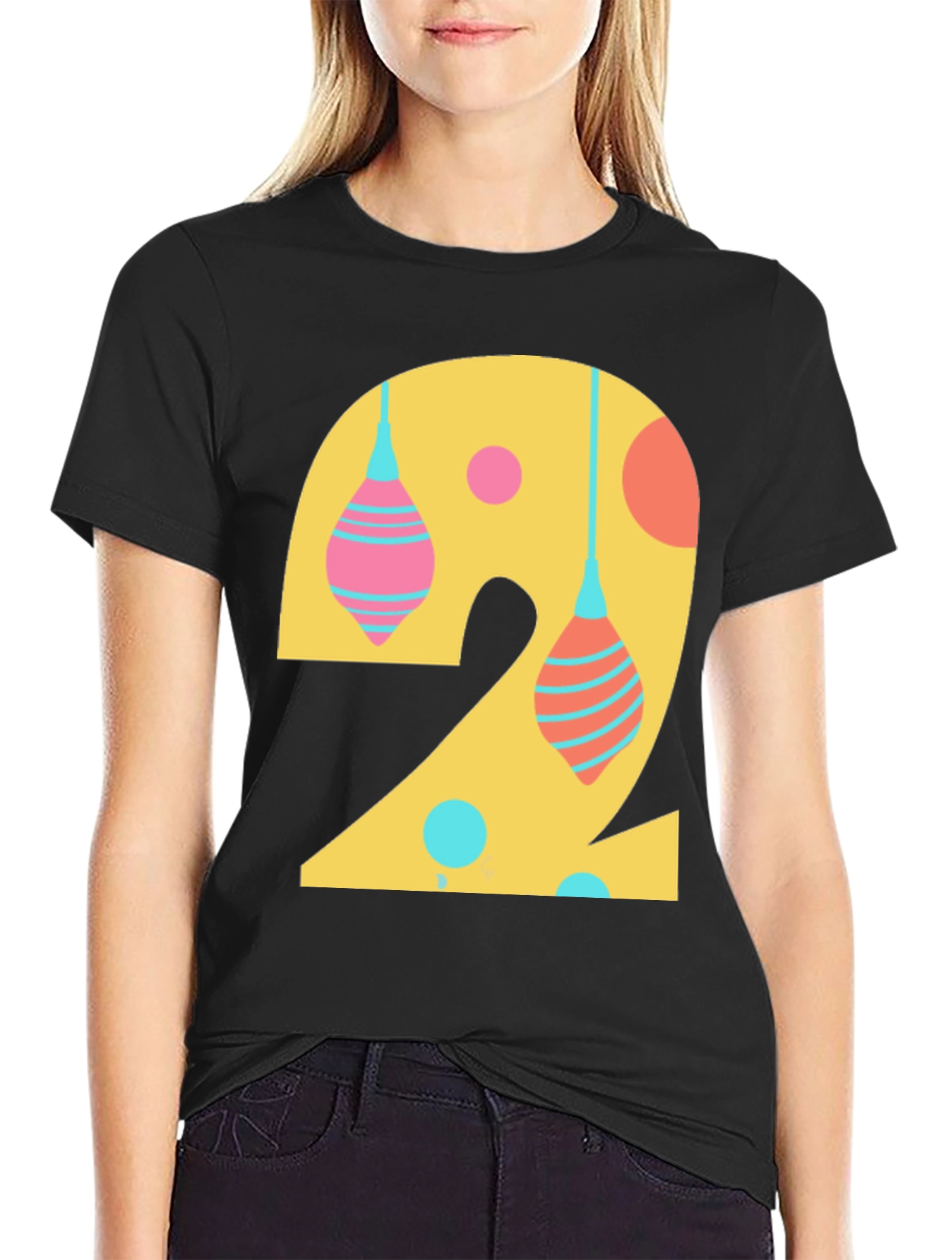 Number 2 Graphic Tee - Fun Birthday Shirt