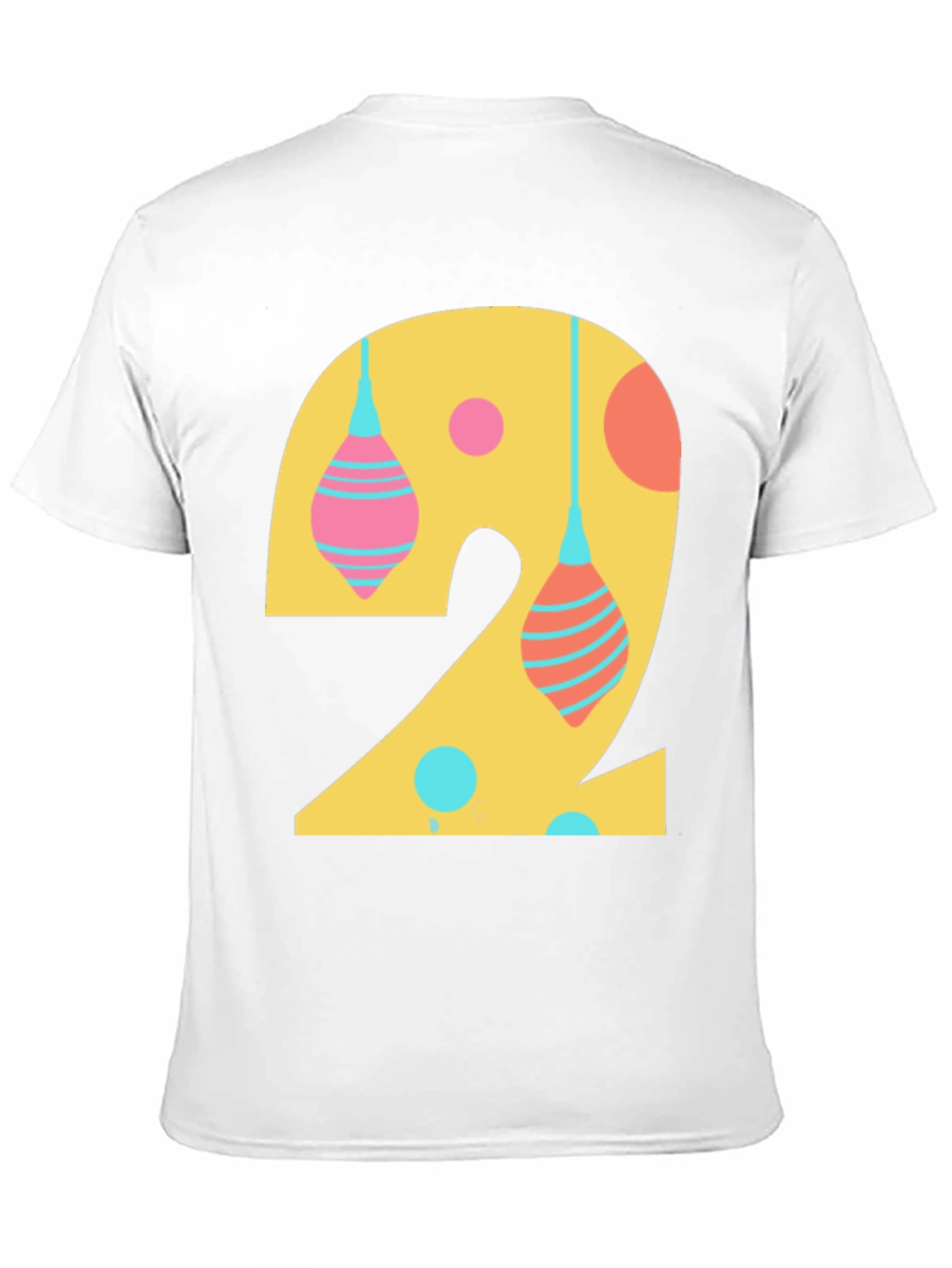 Number 2 Graphic Tee - Fun Birthday Shirt