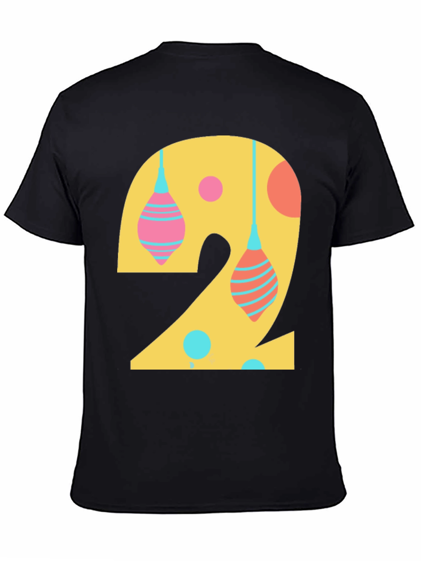 Number 2 Graphic Tee - Fun Birthday Shirt