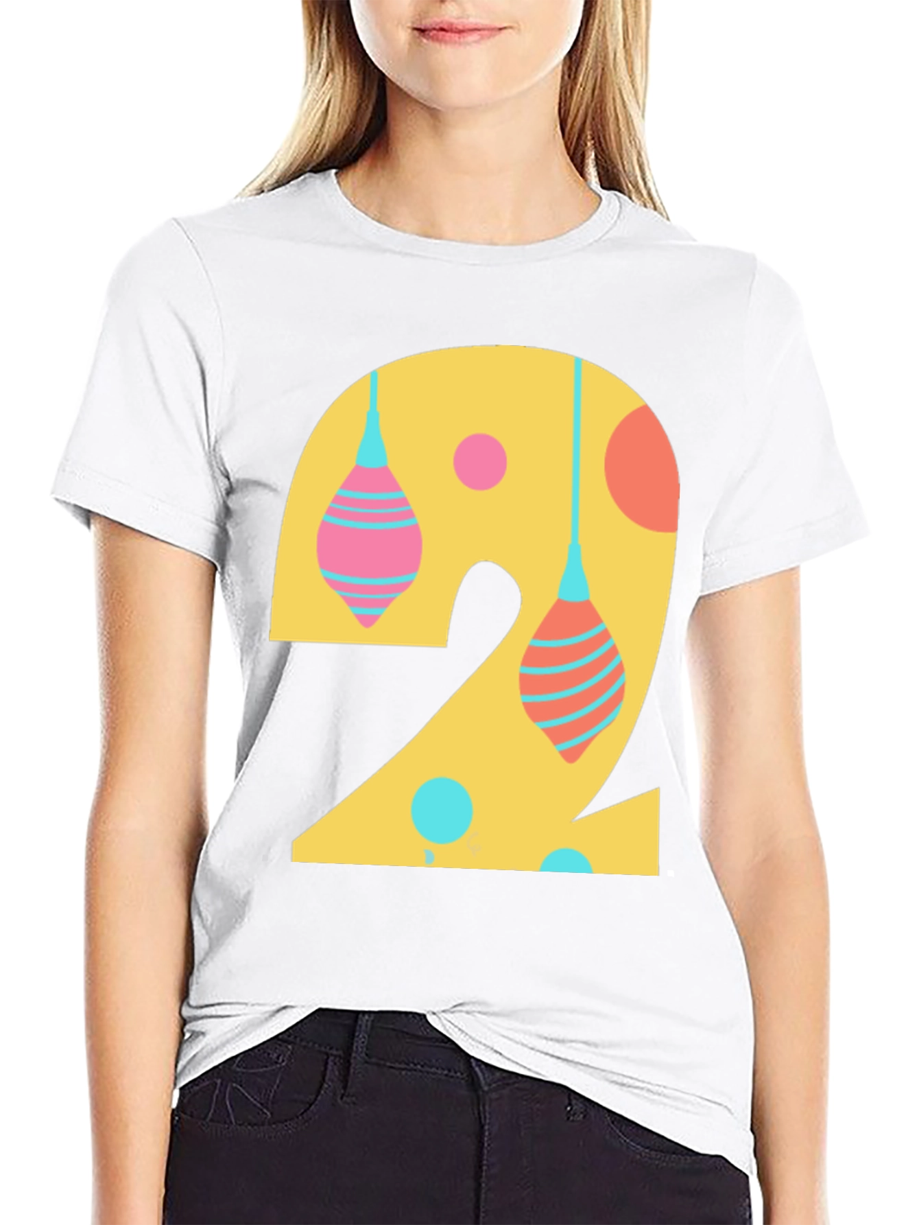Number 2 Graphic Tee - Fun Birthday Shirt