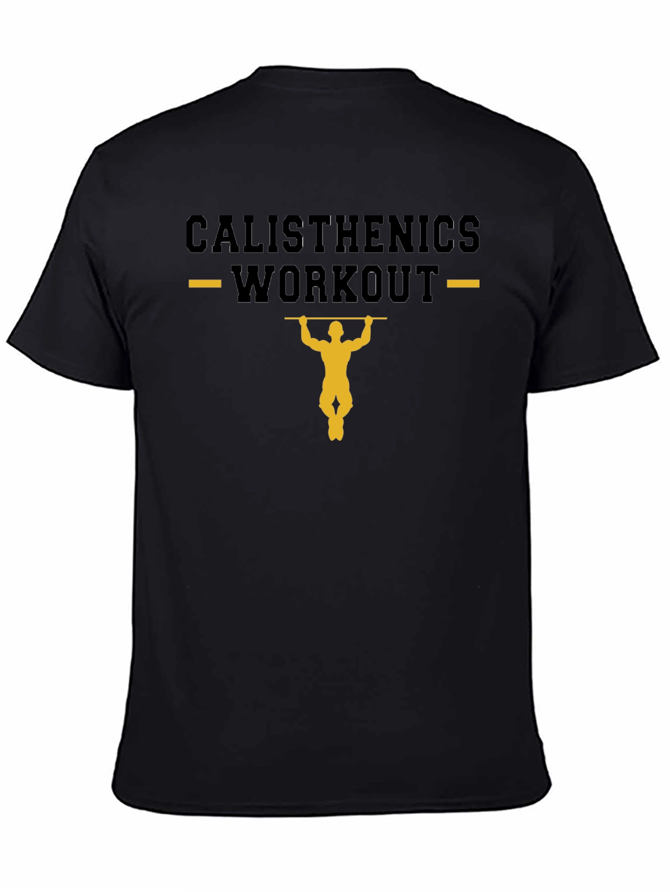 Calisthenics Workout Black T-Shirt