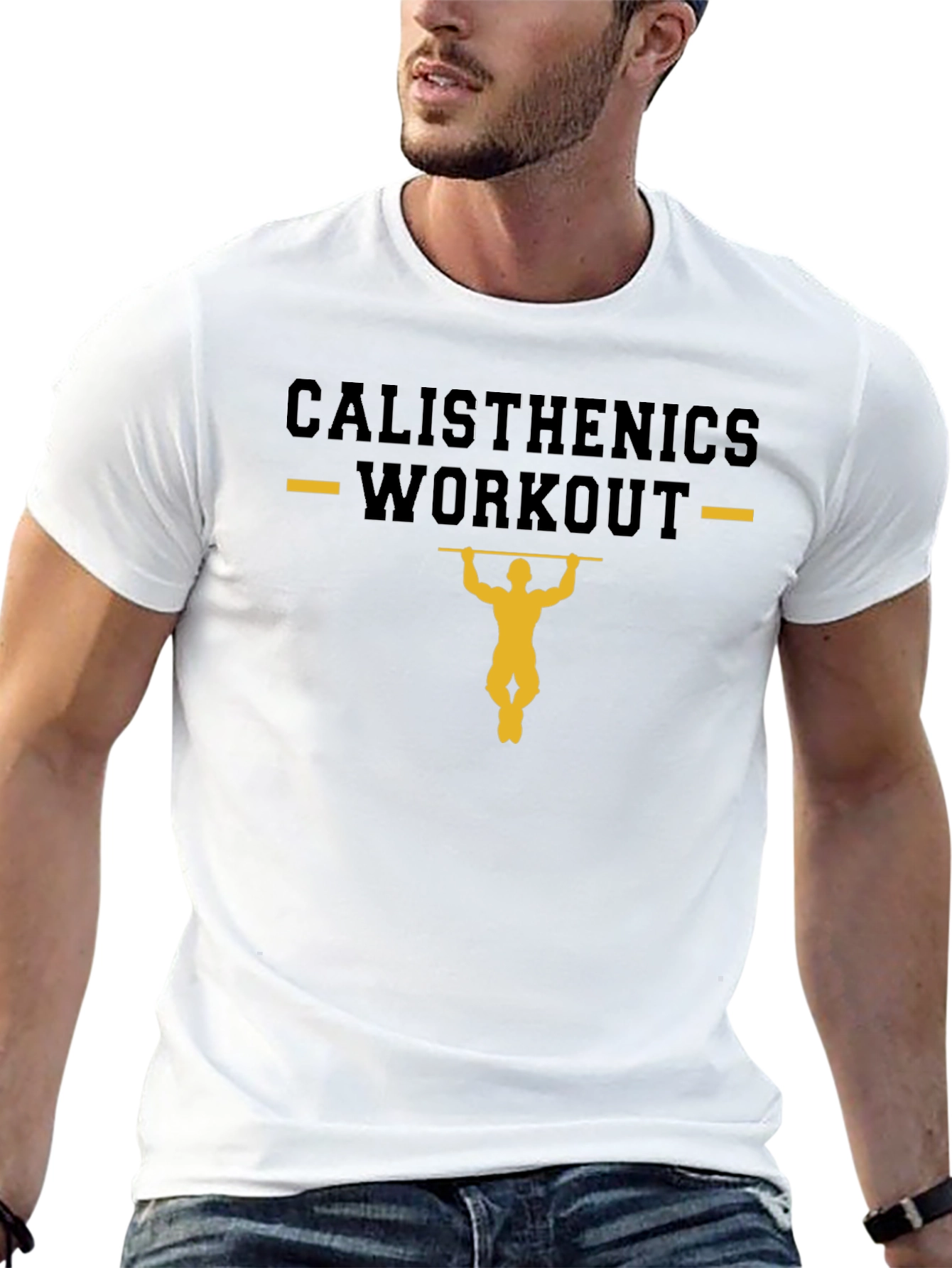 Calisthenics Workout Black T-Shirt