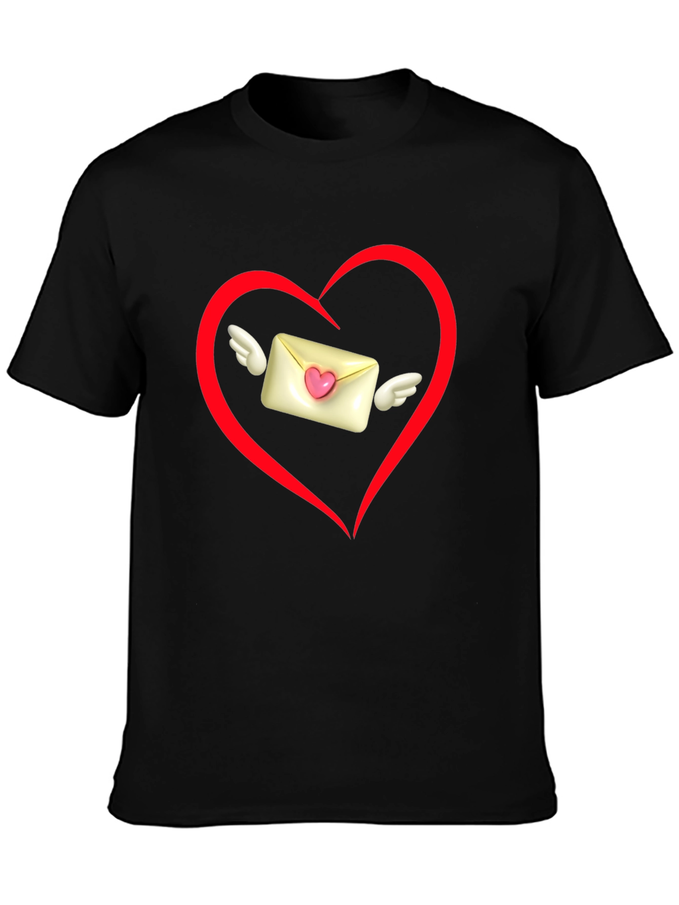 Heart Envelope Valentines Day T-Shirt