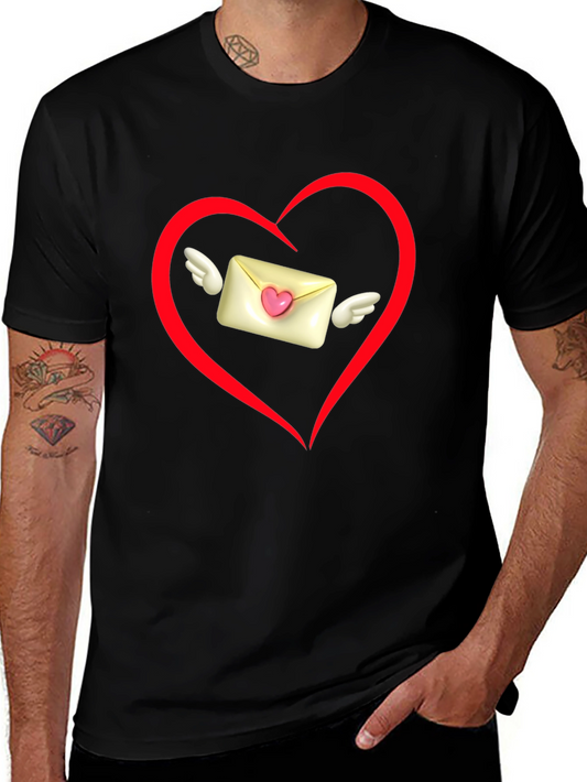 Heart Envelope Valentines Day T-Shirt