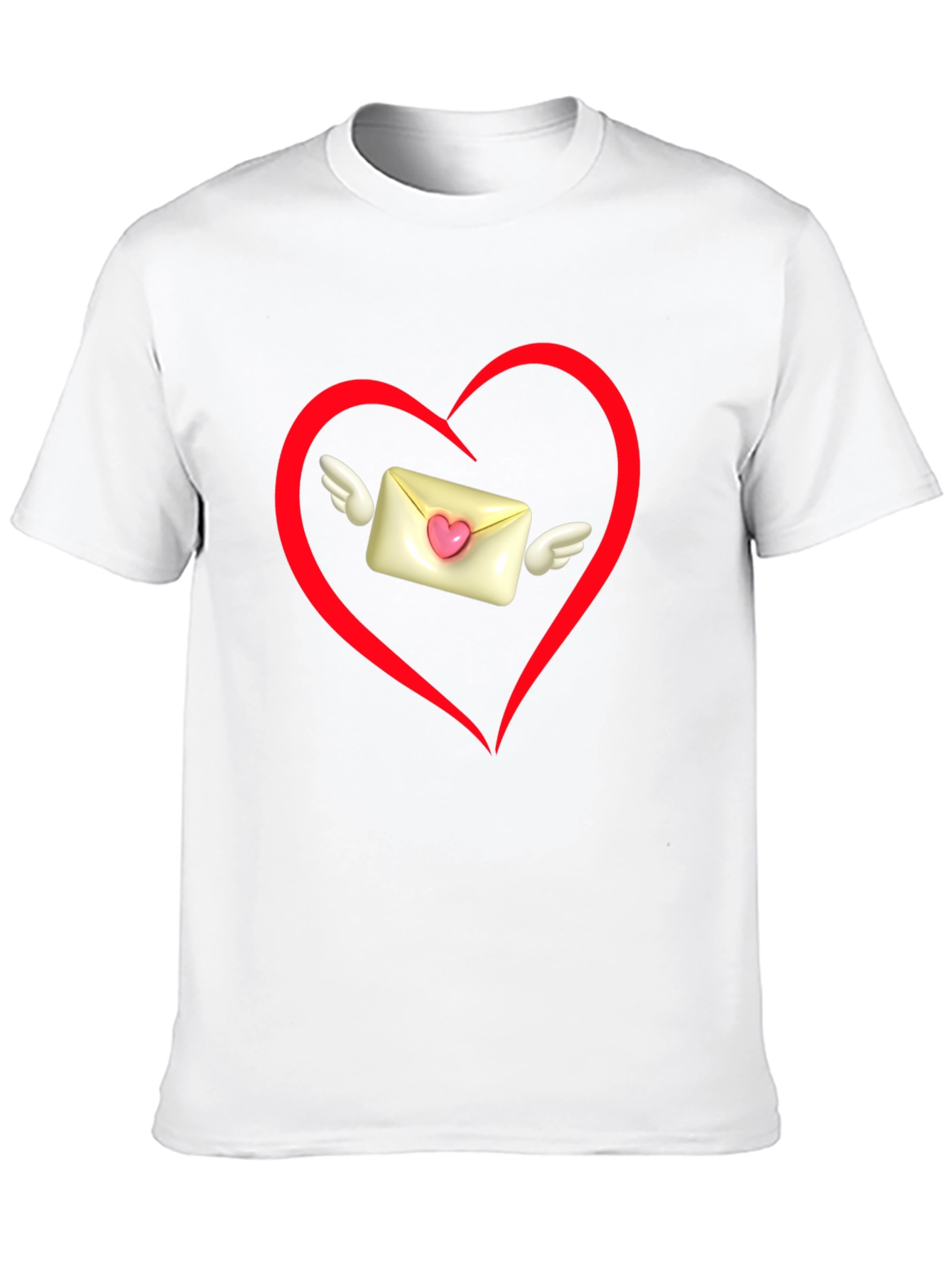 Heart Envelope Valentines Day T-Shirt