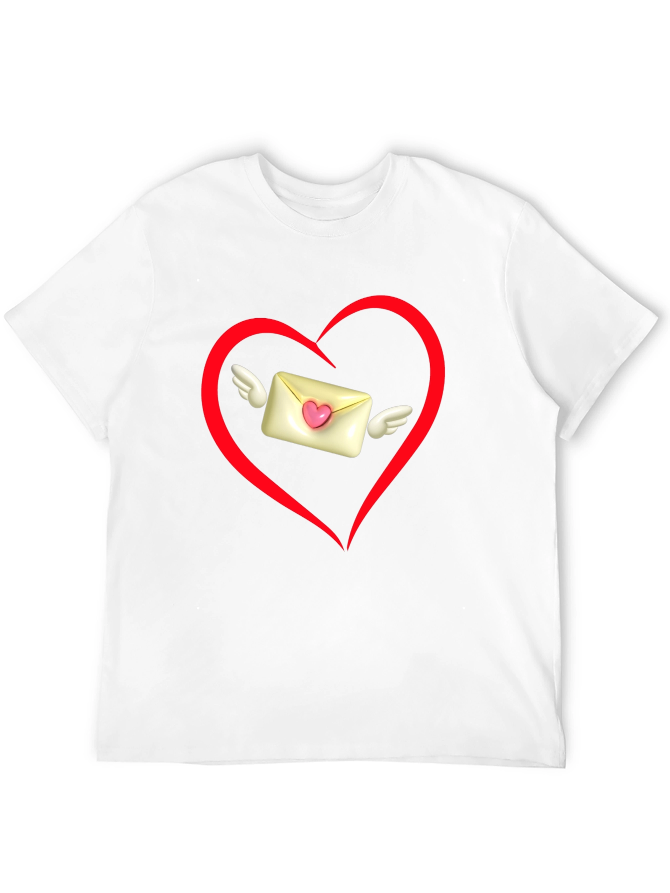 Heart Envelope Valentines Day T-Shirt