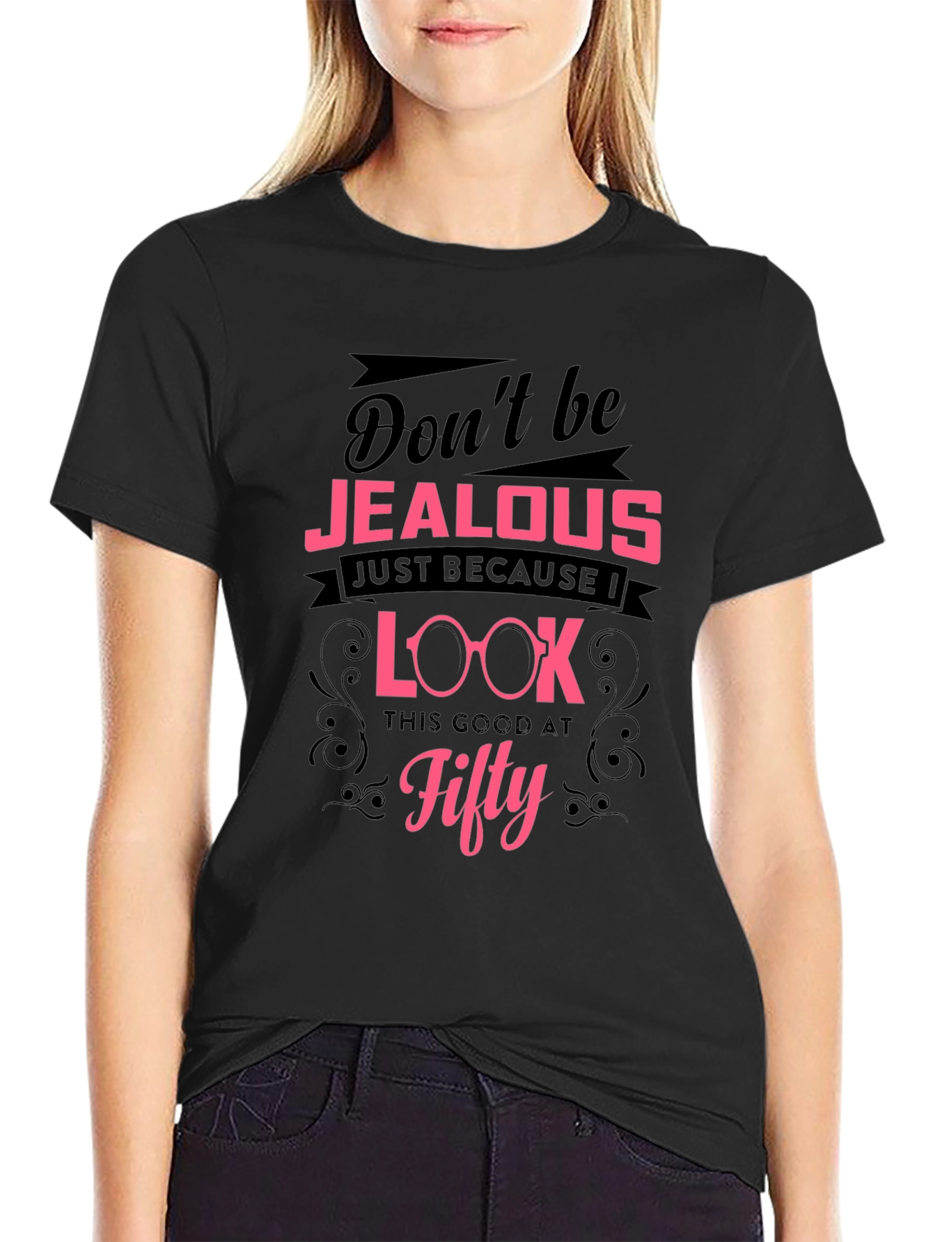 Funny 50th Birthday T-Shirt: Dont be Jealous