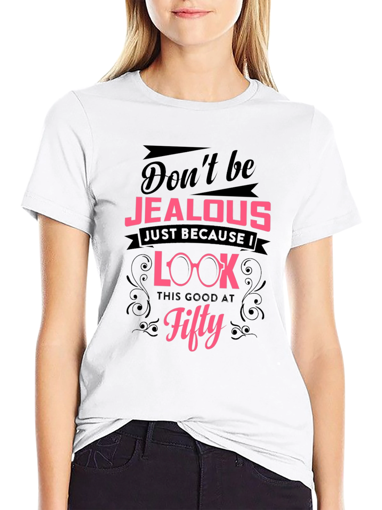 Funny 50th Birthday T-Shirt: Dont be Jealous