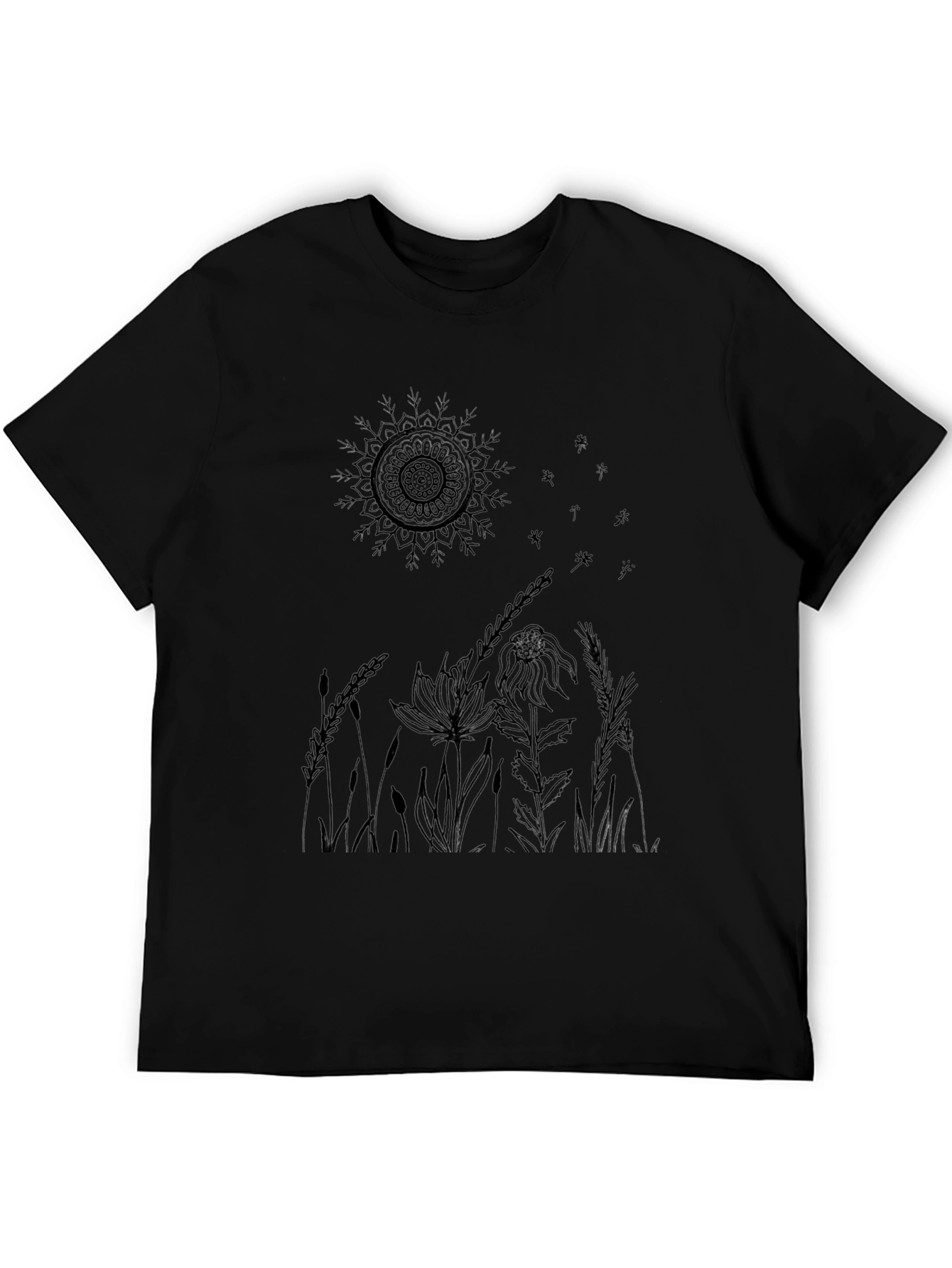 Natures Embrace Black Tee