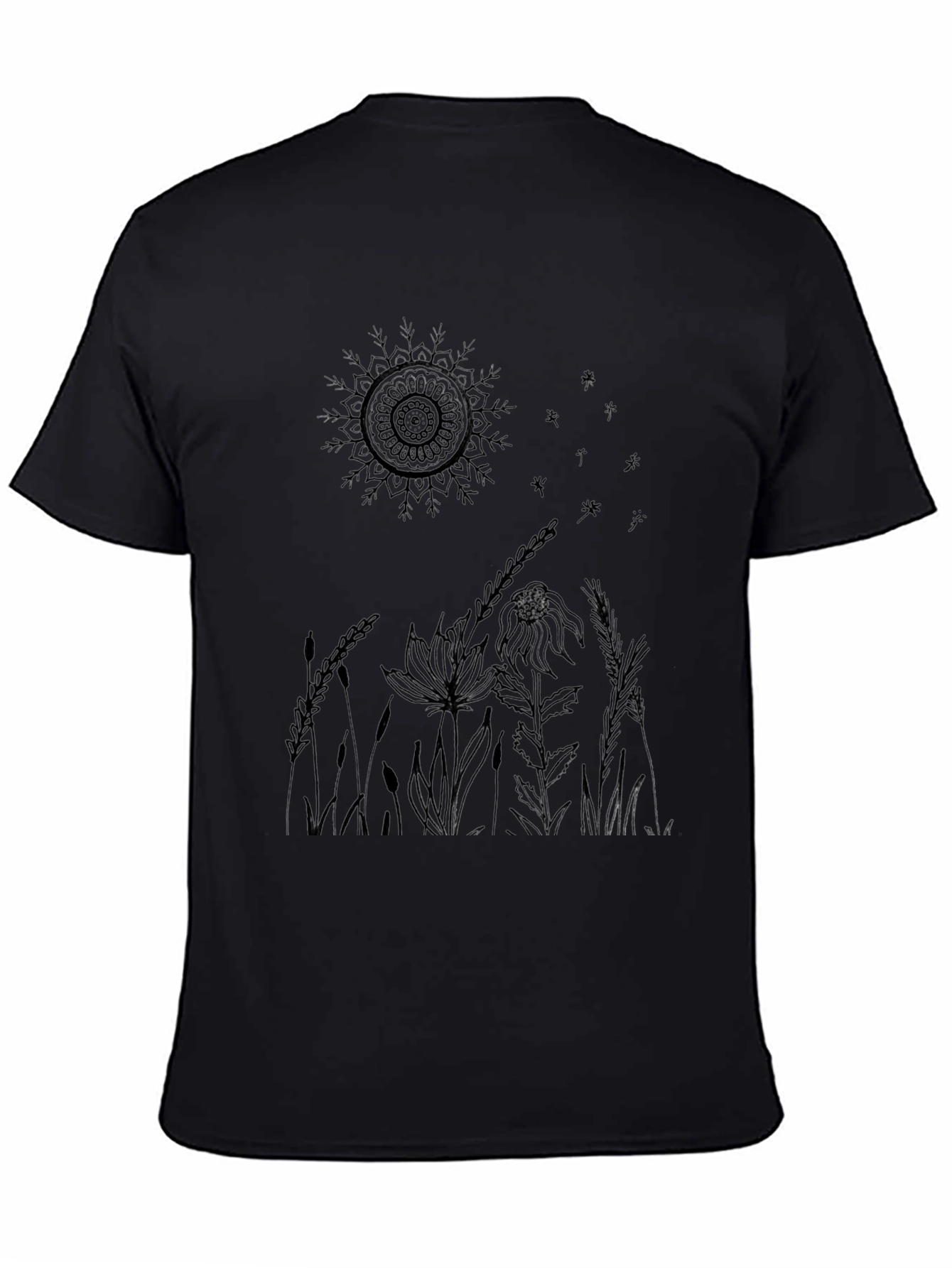 Natures Embrace Black Tee