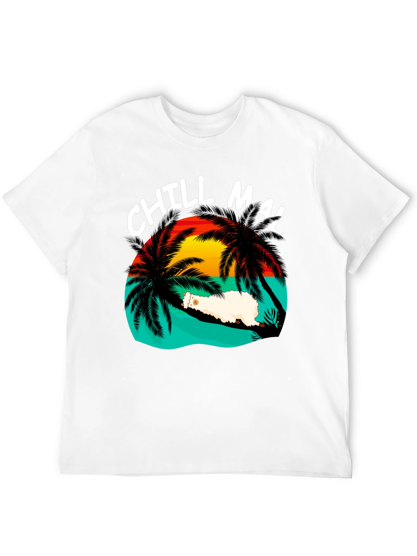 Chill Mal T-Shirt - Relaxed Tropical Vibes