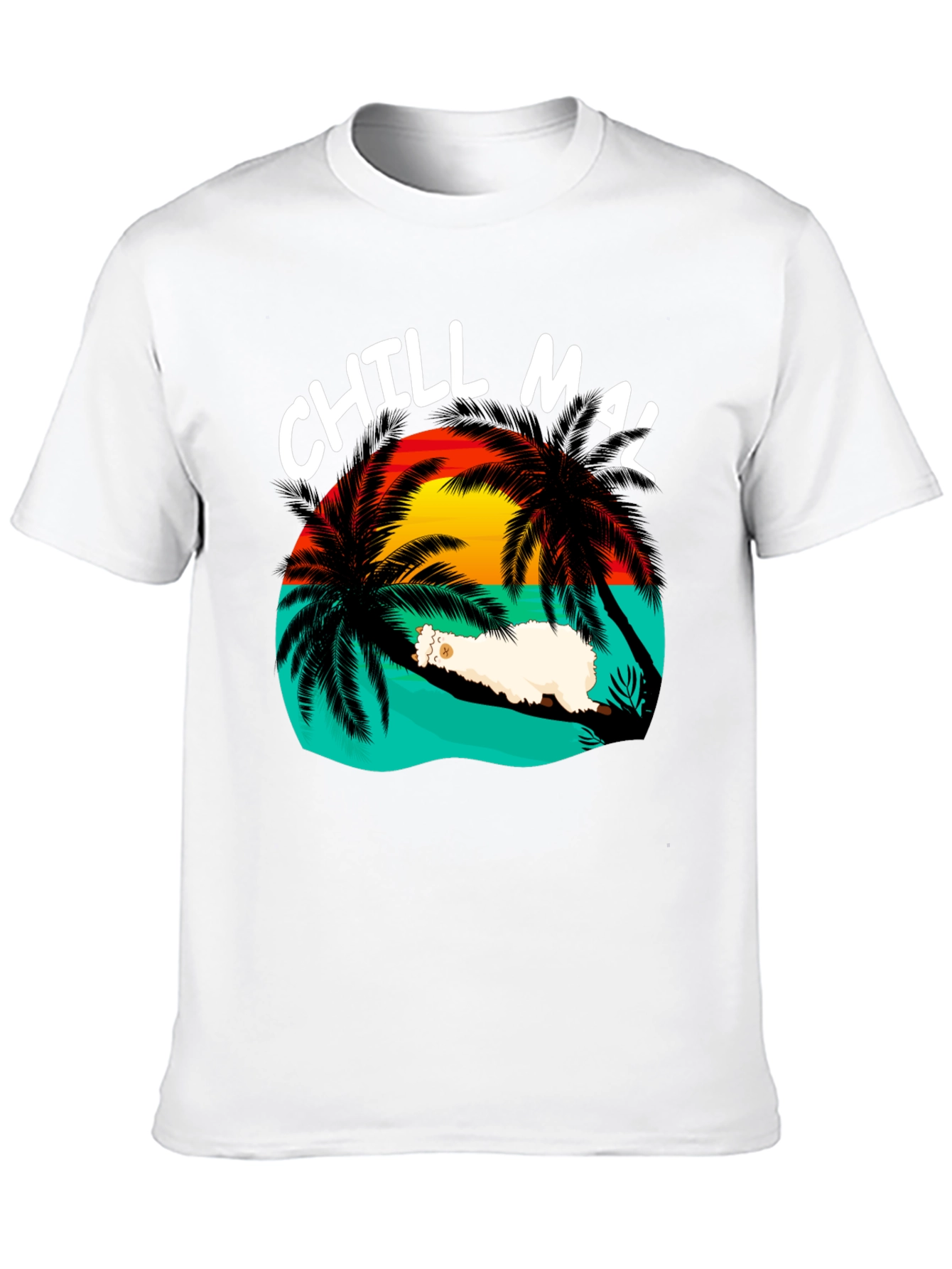 Chill Mal T-Shirt - Relaxed Tropical Vibes