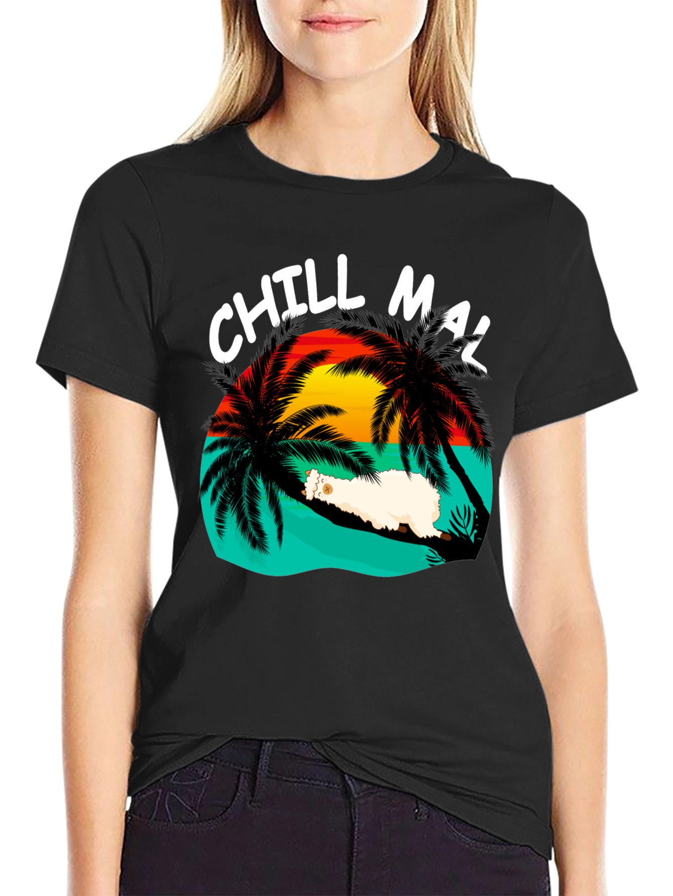 Chill Mal T-Shirt - Relaxed Tropical Vibes