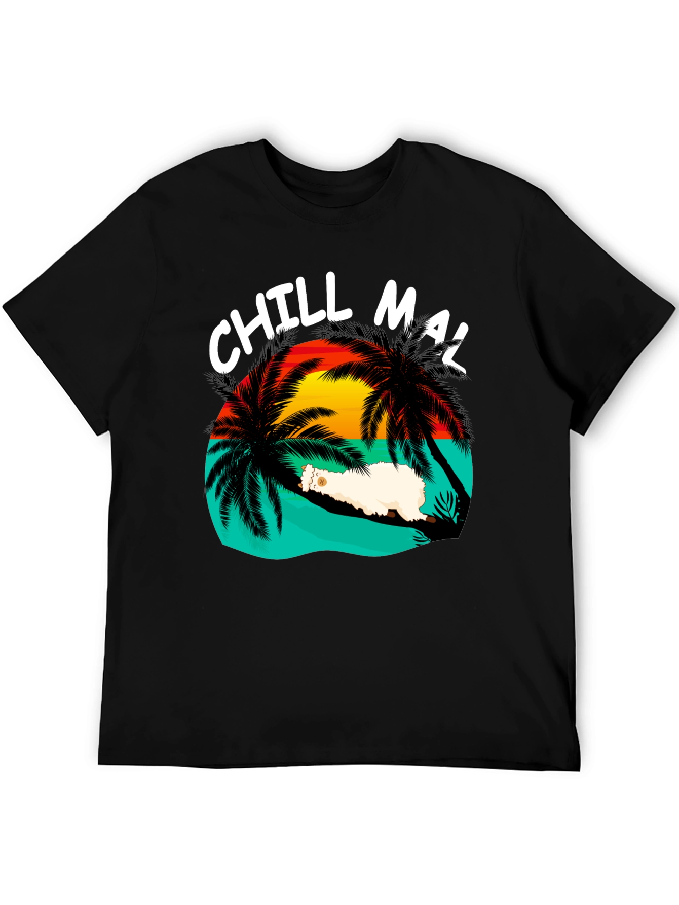 Chill Mal T-Shirt - Relaxed Tropical Vibes