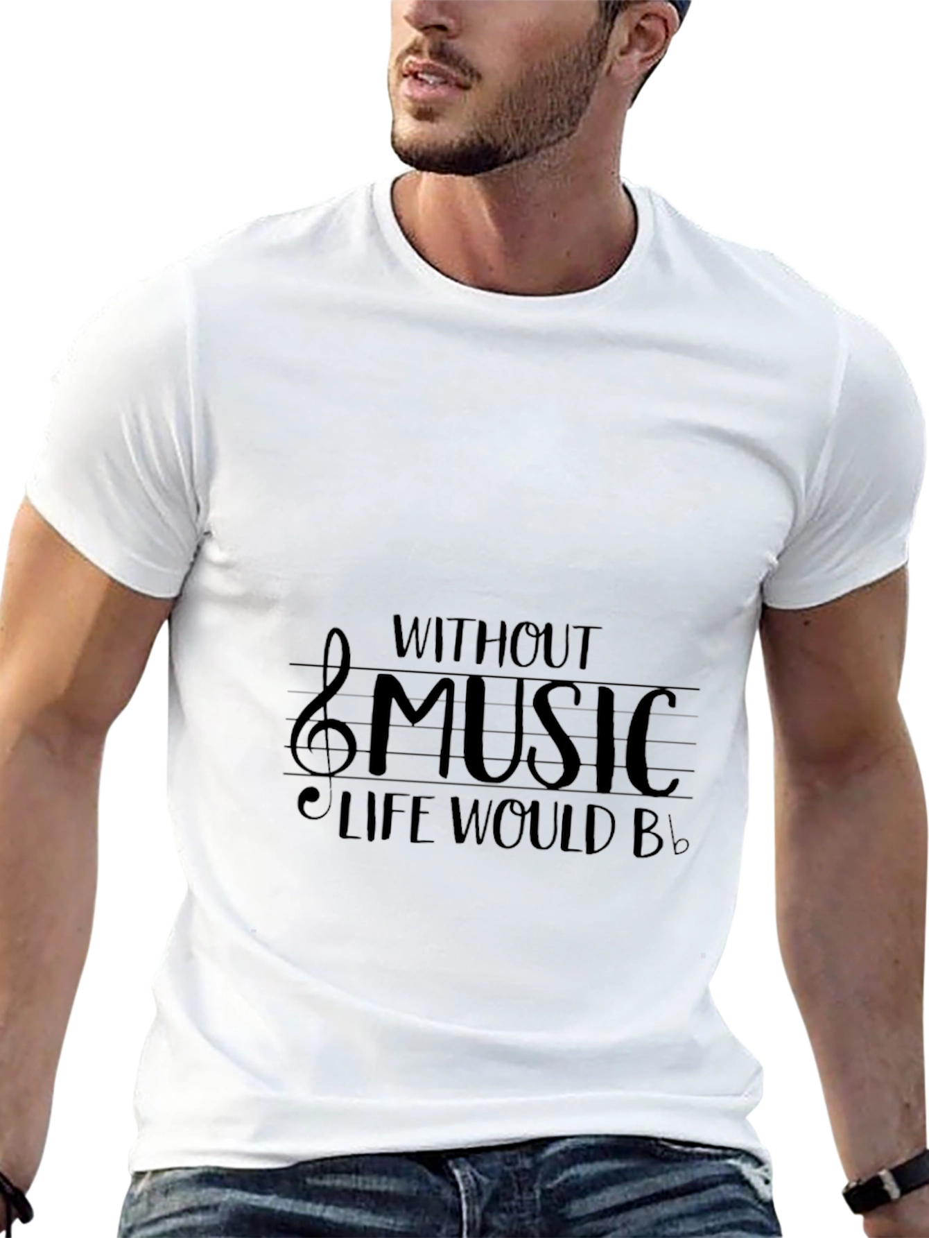 Music Lovers Black T-Shirt