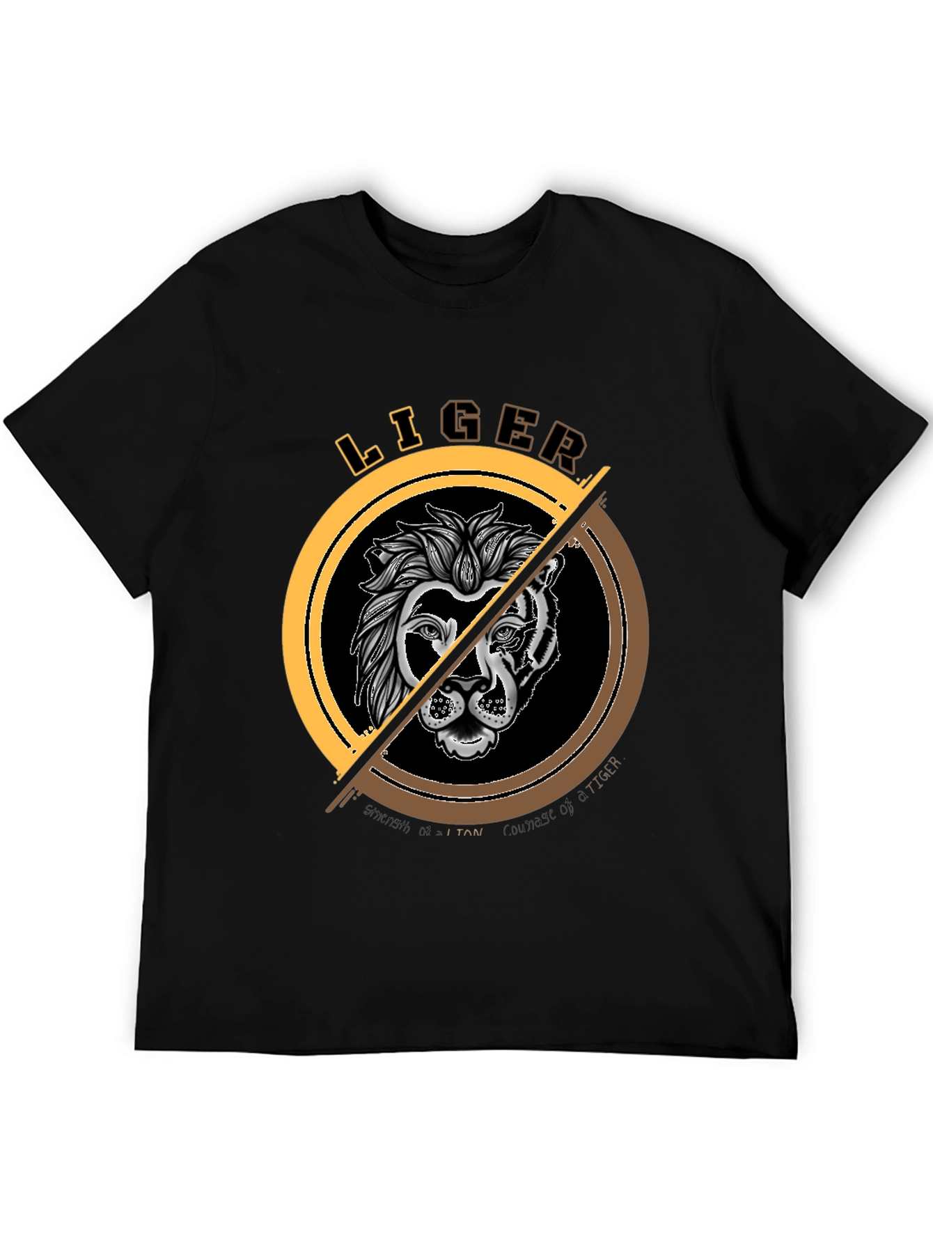 Liger Graphic Tee - Strength and Courage Shirt