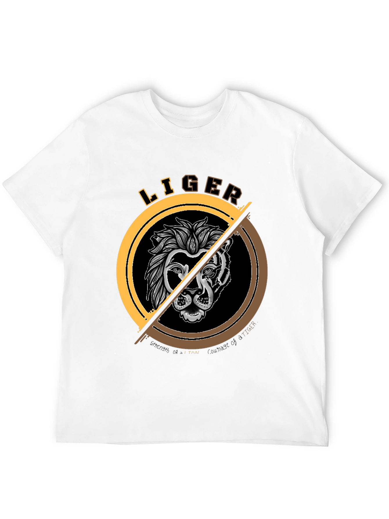 Liger Graphic Tee - Strength and Courage Shirt