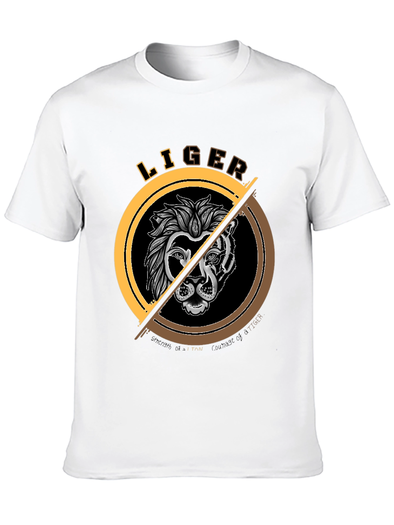 Liger Graphic Tee - Strength and Courage Shirt