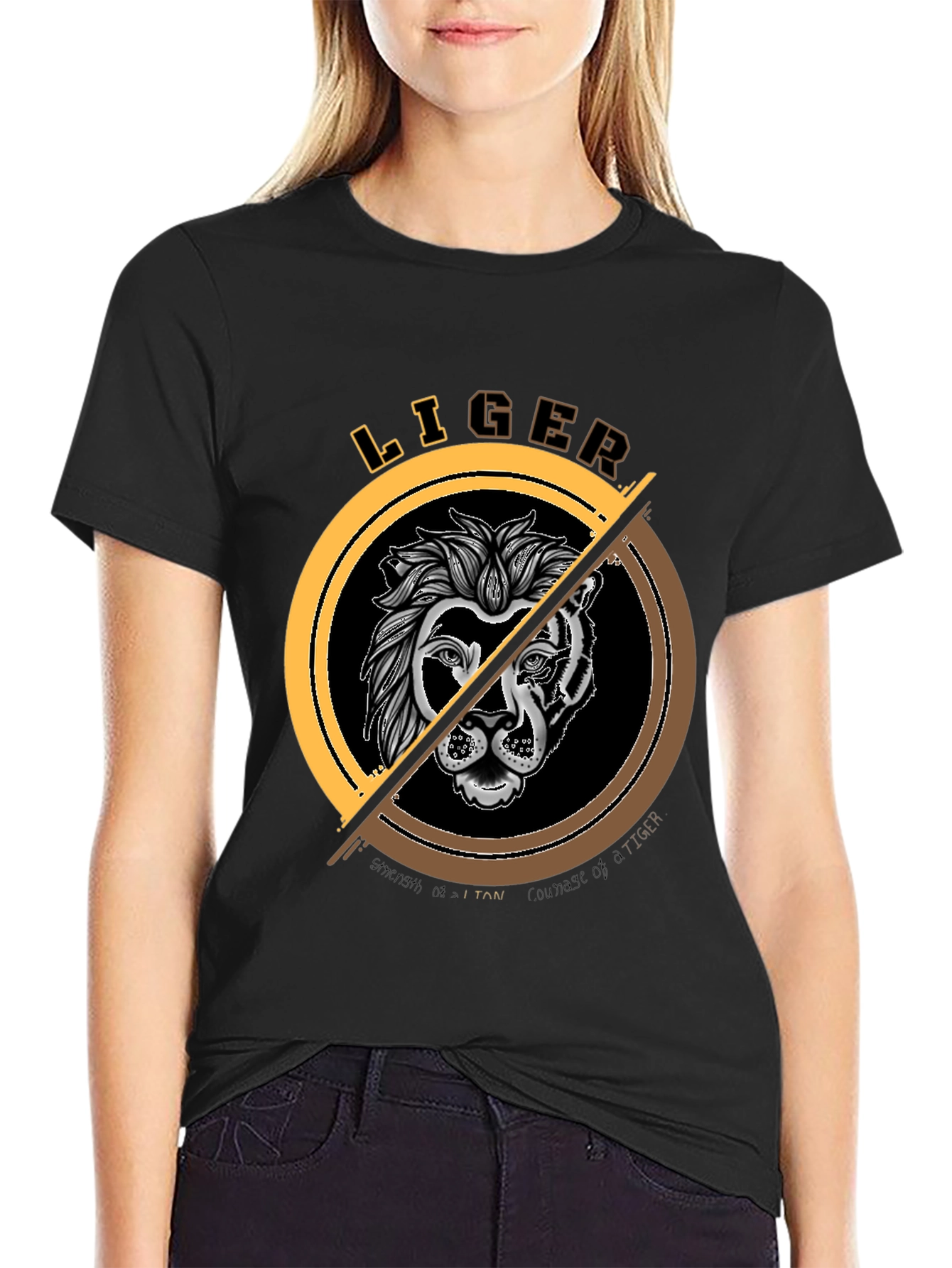 Liger Graphic Tee - Strength and Courage Shirt