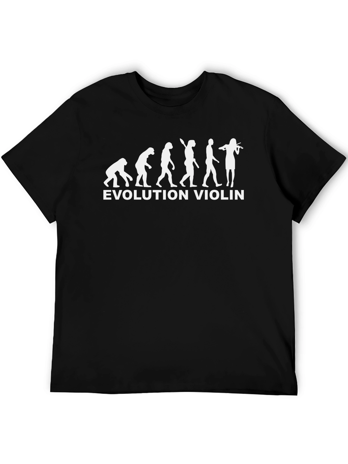 Evolution of Violin Funny Graphic Tee