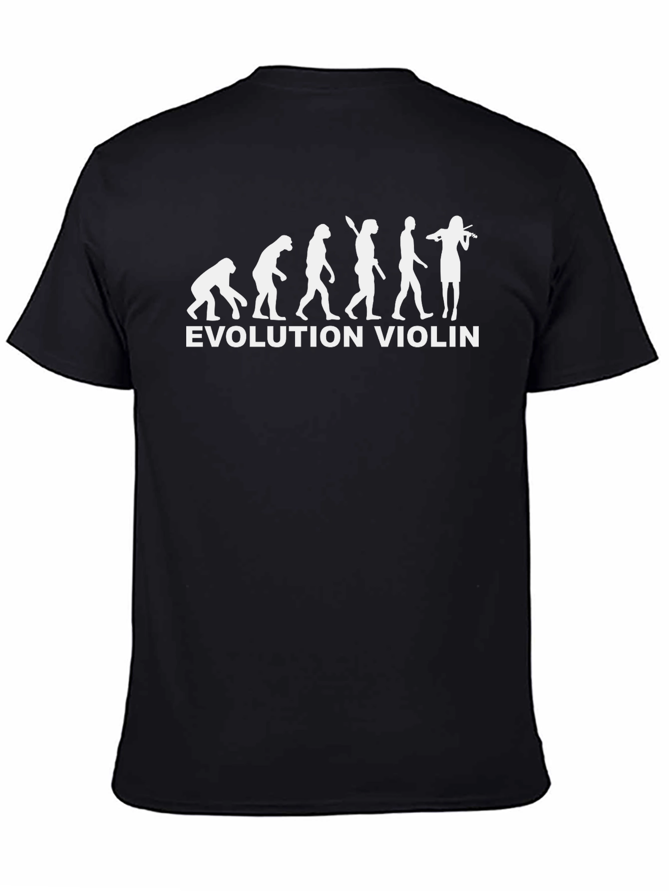 Evolution of Violin Funny Graphic Tee