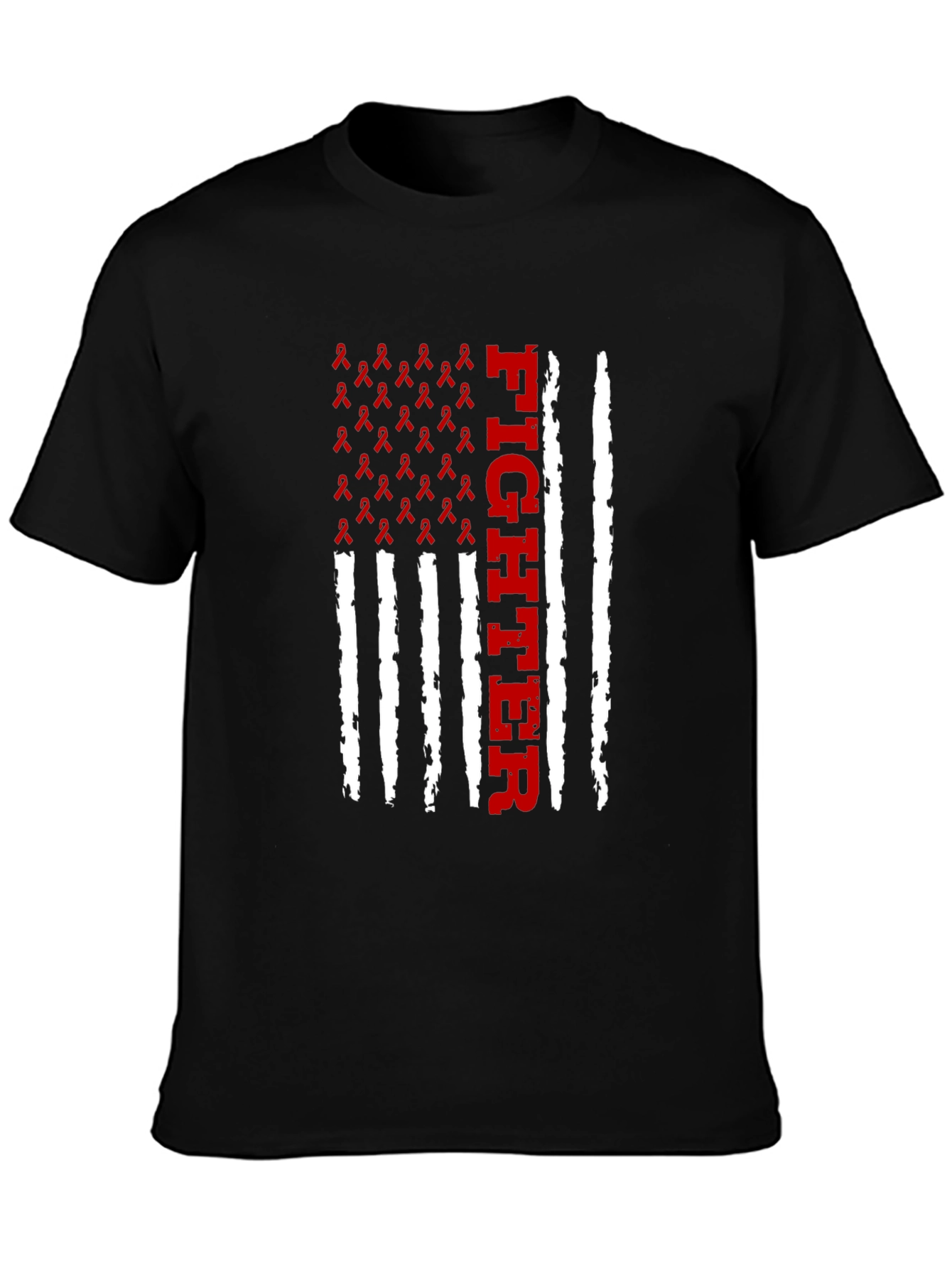 Fighter Ribbon Flag T-Shirt