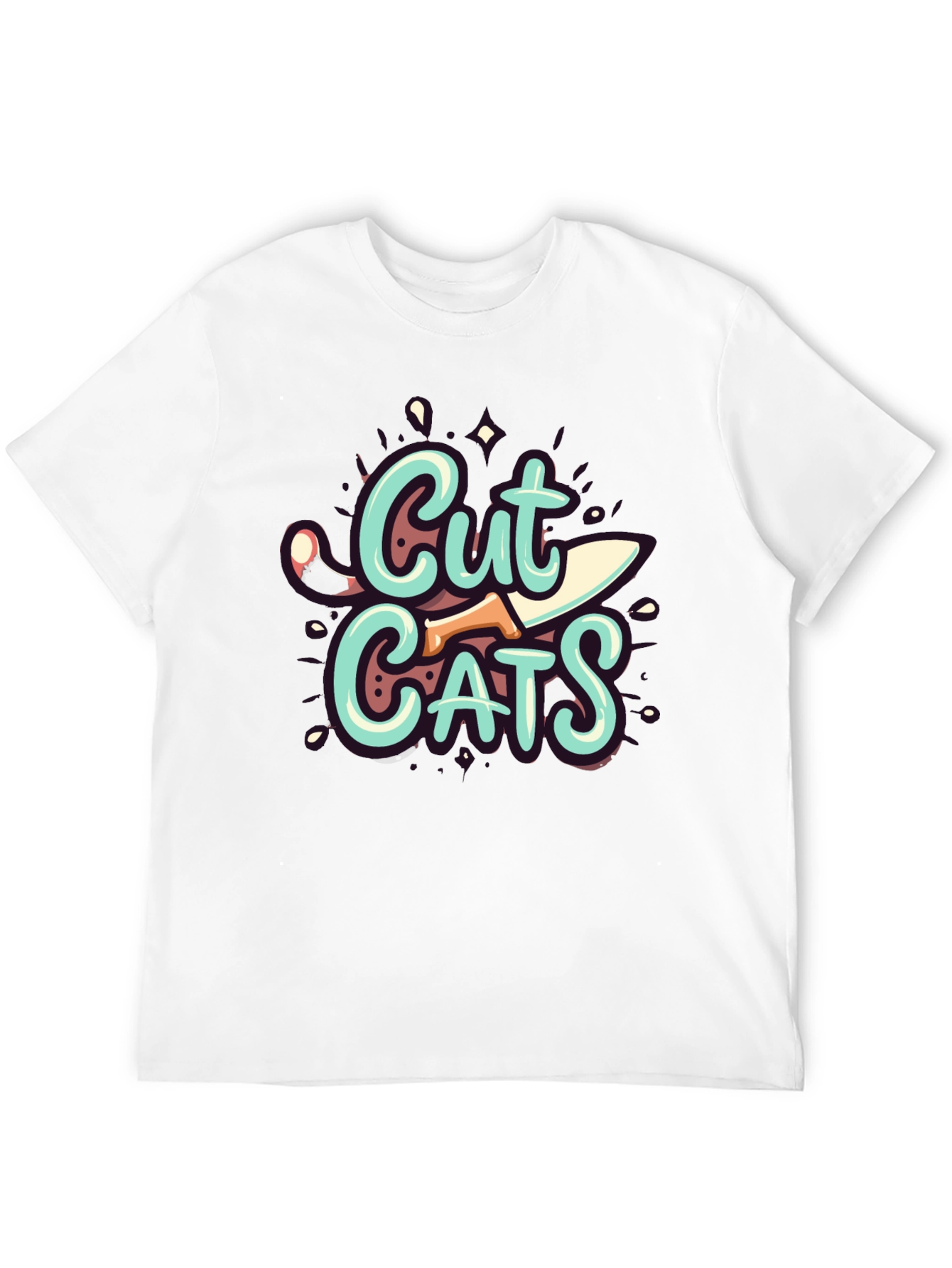 Cut Cats Graphic T-Shirt - Unique Design!