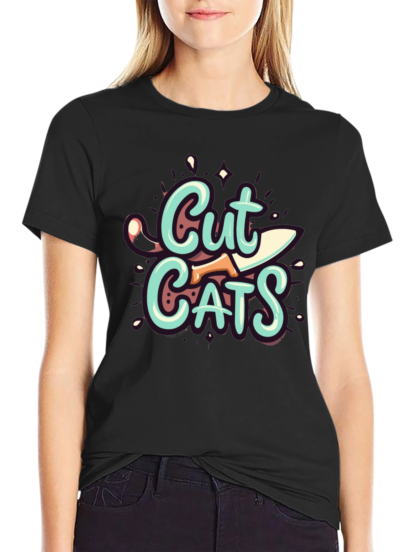 Cut Cats Graphic T-Shirt - Unique Design!
