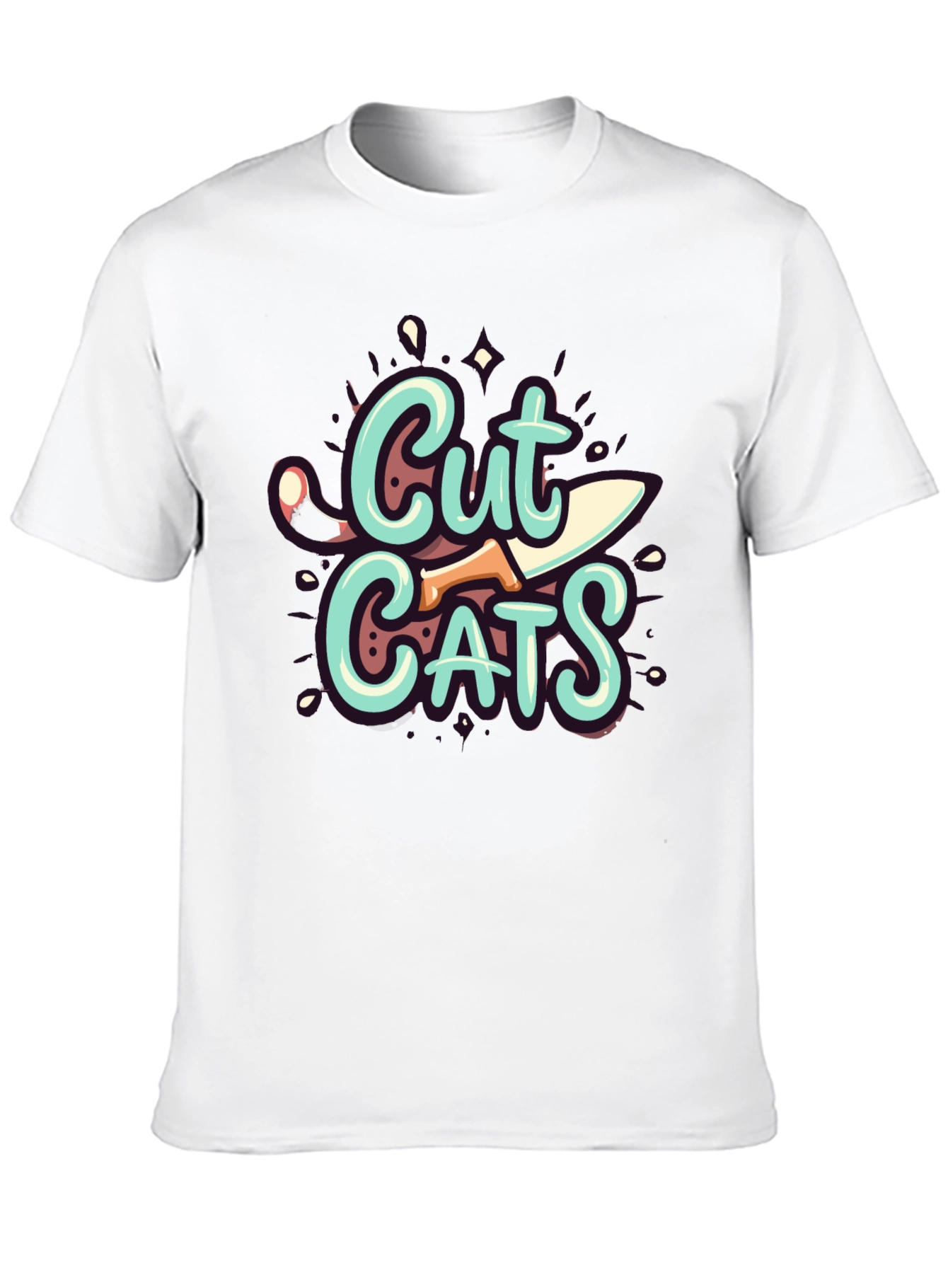 Cut Cats Graphic T-Shirt - Unique Design!