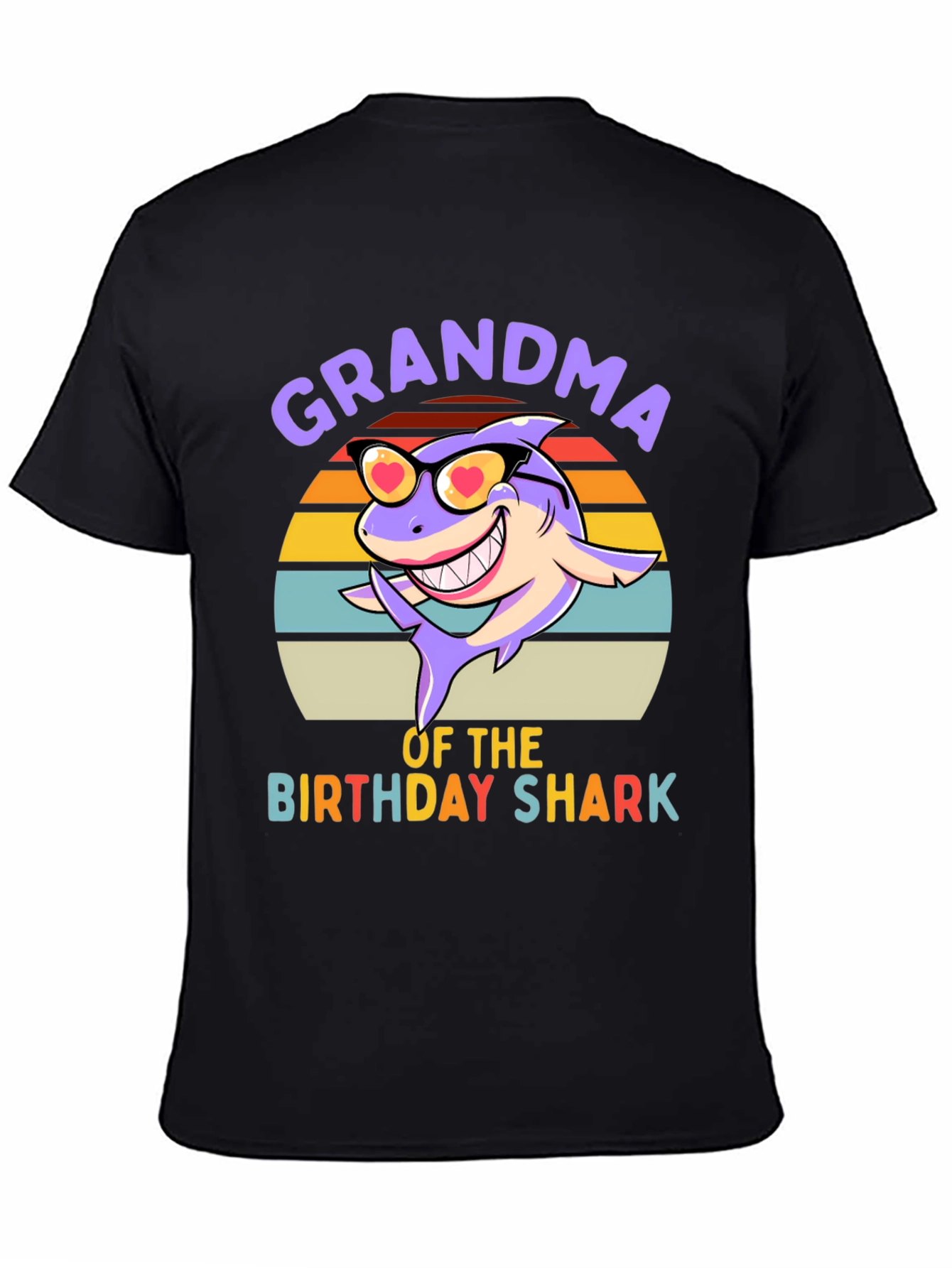 Grandma of the Birthday Shark T-Shirt