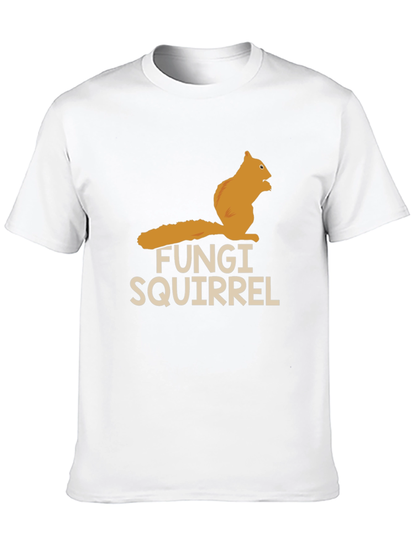 Fungi Squirrel Graphic Tee - Soft Cotton Blend
