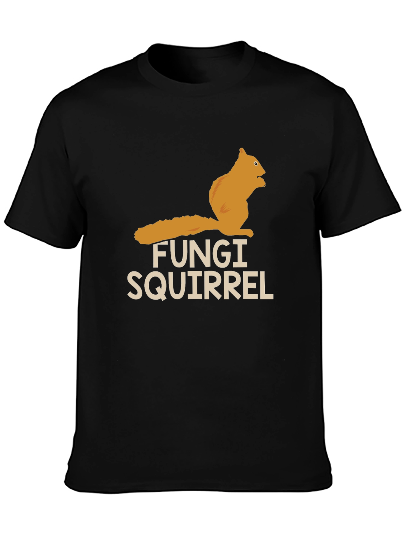 Fungi Squirrel Graphic Tee - Soft Cotton Blend