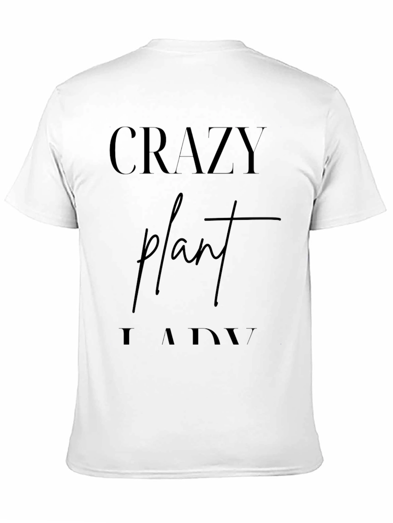 Crazy Plant Lady Graphic Tee - Black T-Shirt