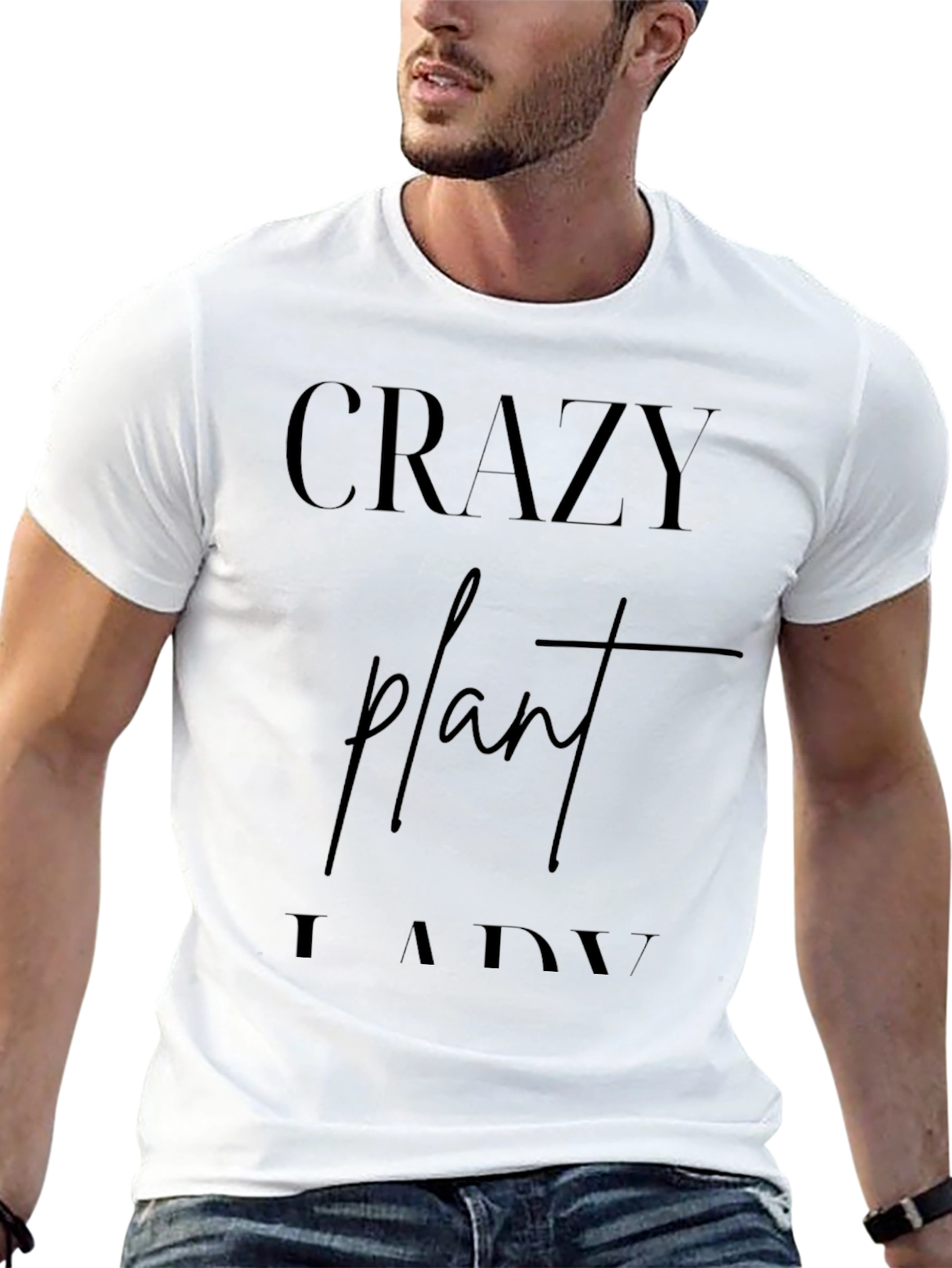 Crazy Plant Lady Graphic Tee - Black T-Shirt