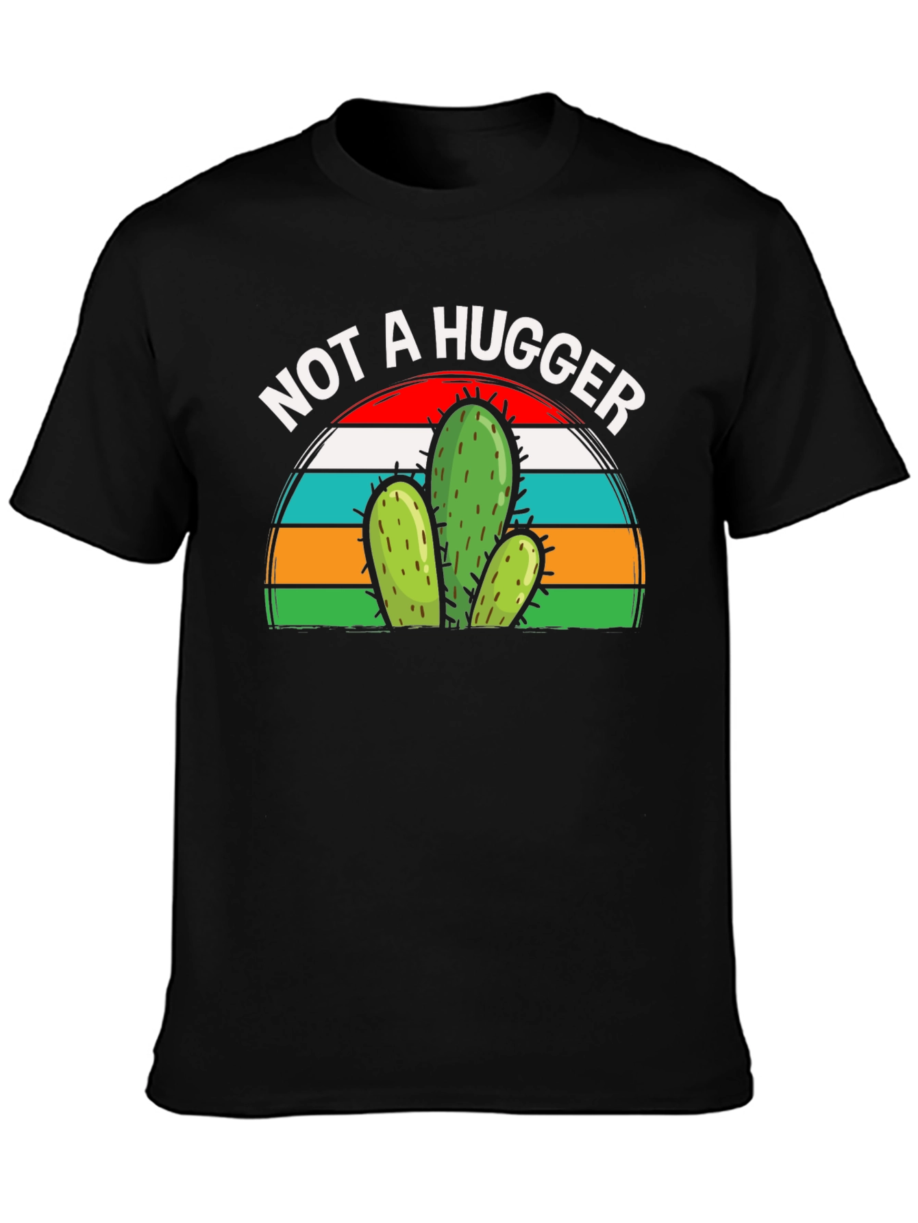 Not a Hugger Cactus Graphic Tee