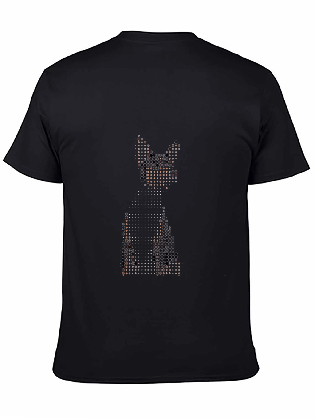 Pixelated Cat T-Shirt - Unique Graphic Tee