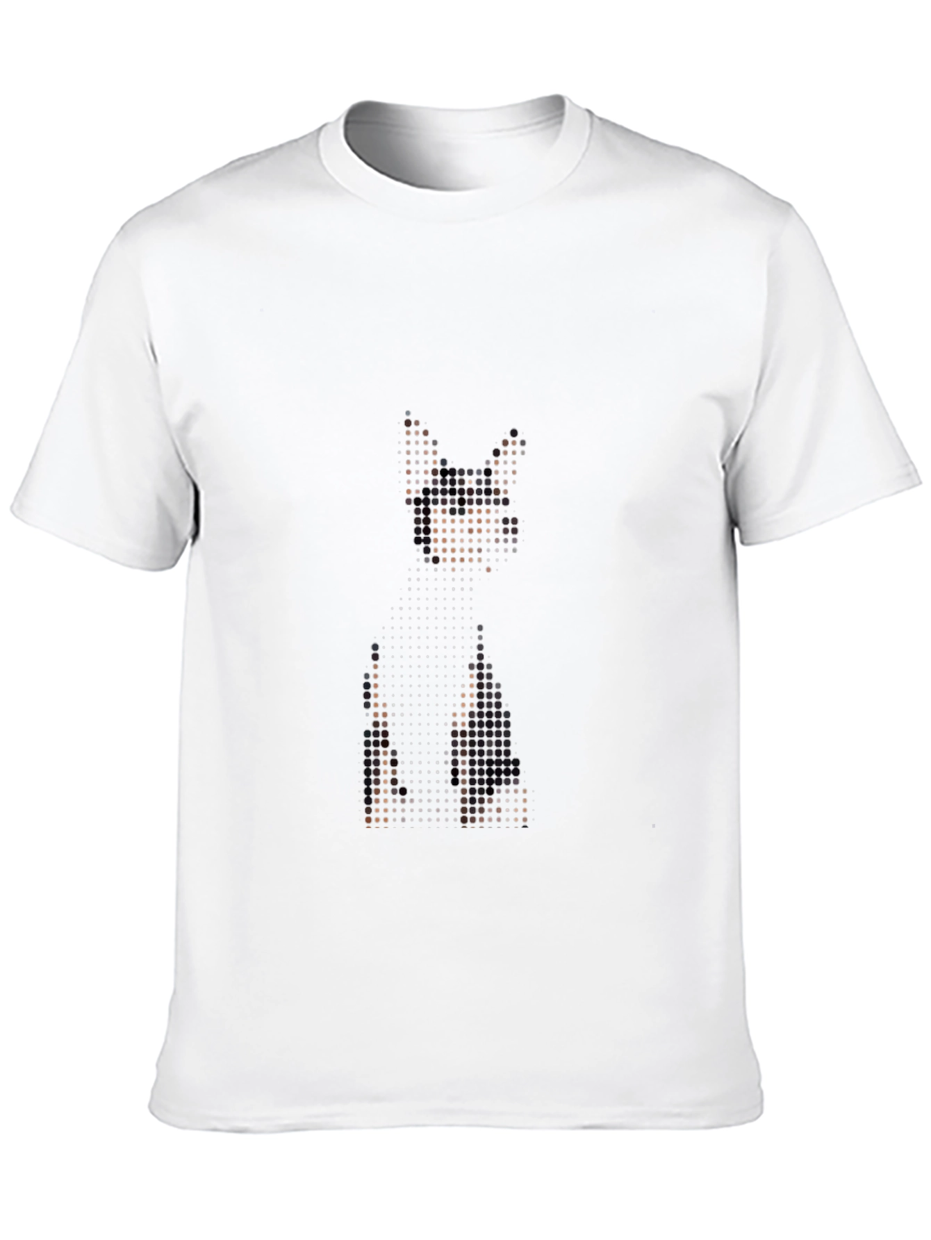 Pixelated Cat T-Shirt - Unique Graphic Tee