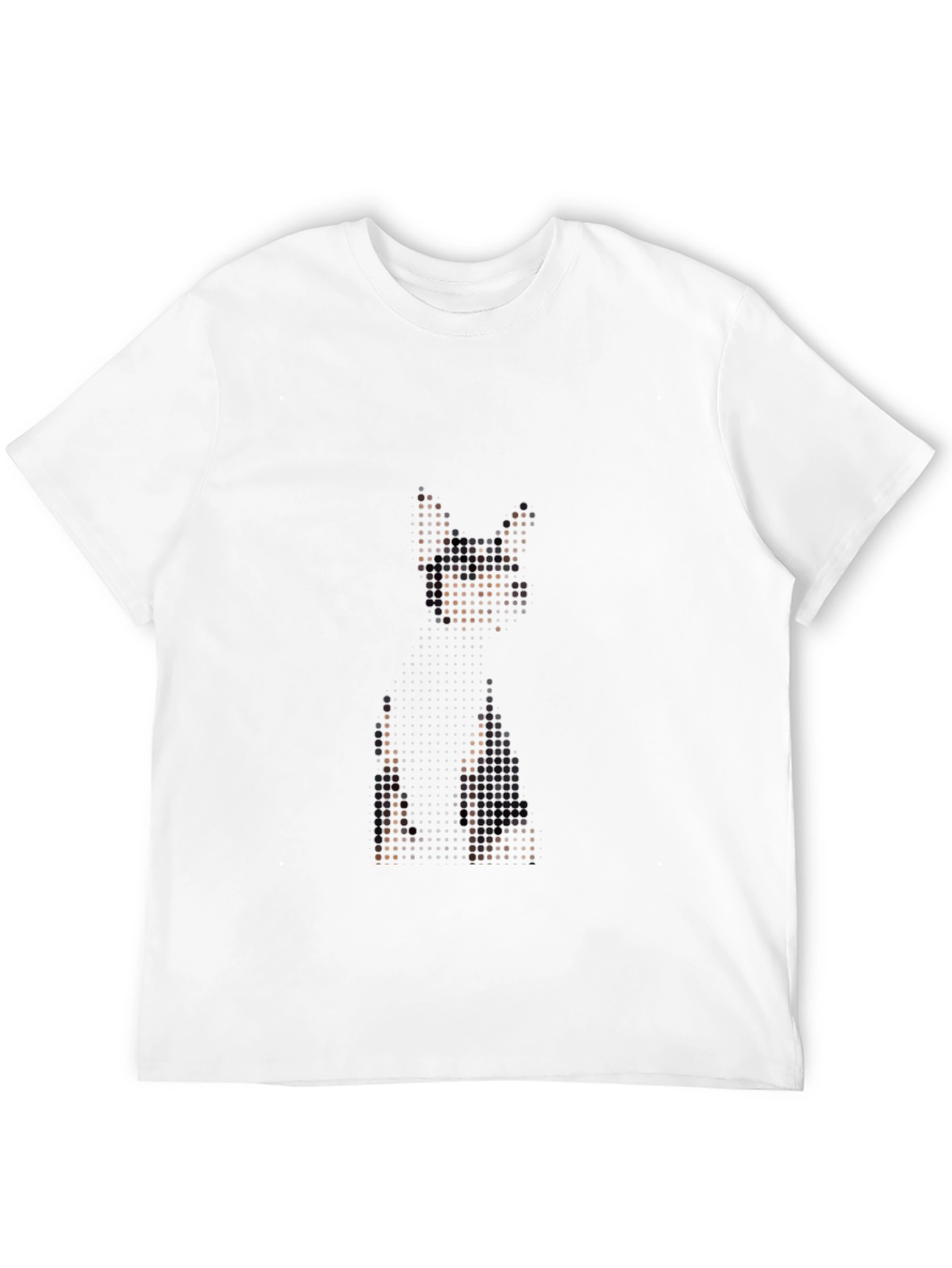 Pixelated Cat T-Shirt - Unique Graphic Tee