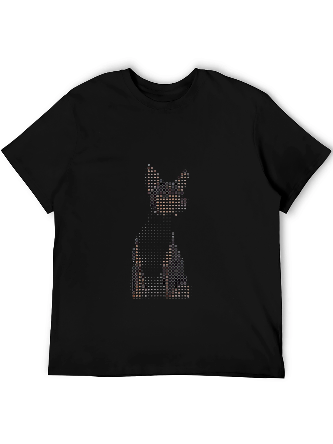 Pixelated Cat T-Shirt - Unique Graphic Tee