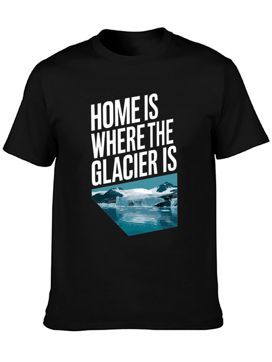 Glacier Graphic Tee - Home Is Where the Glacier Is