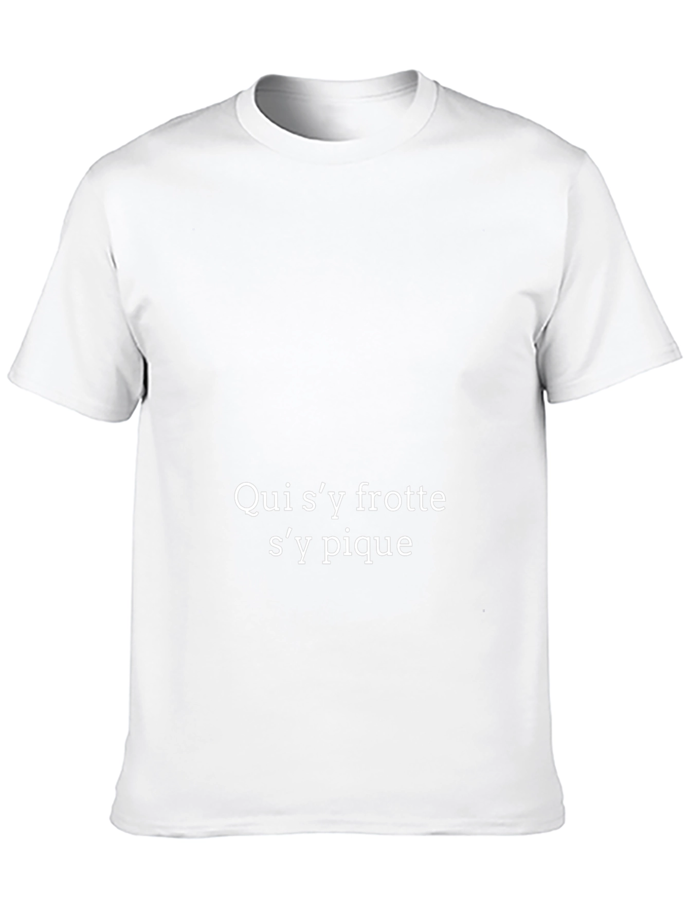French Proverb Black T-Shirt