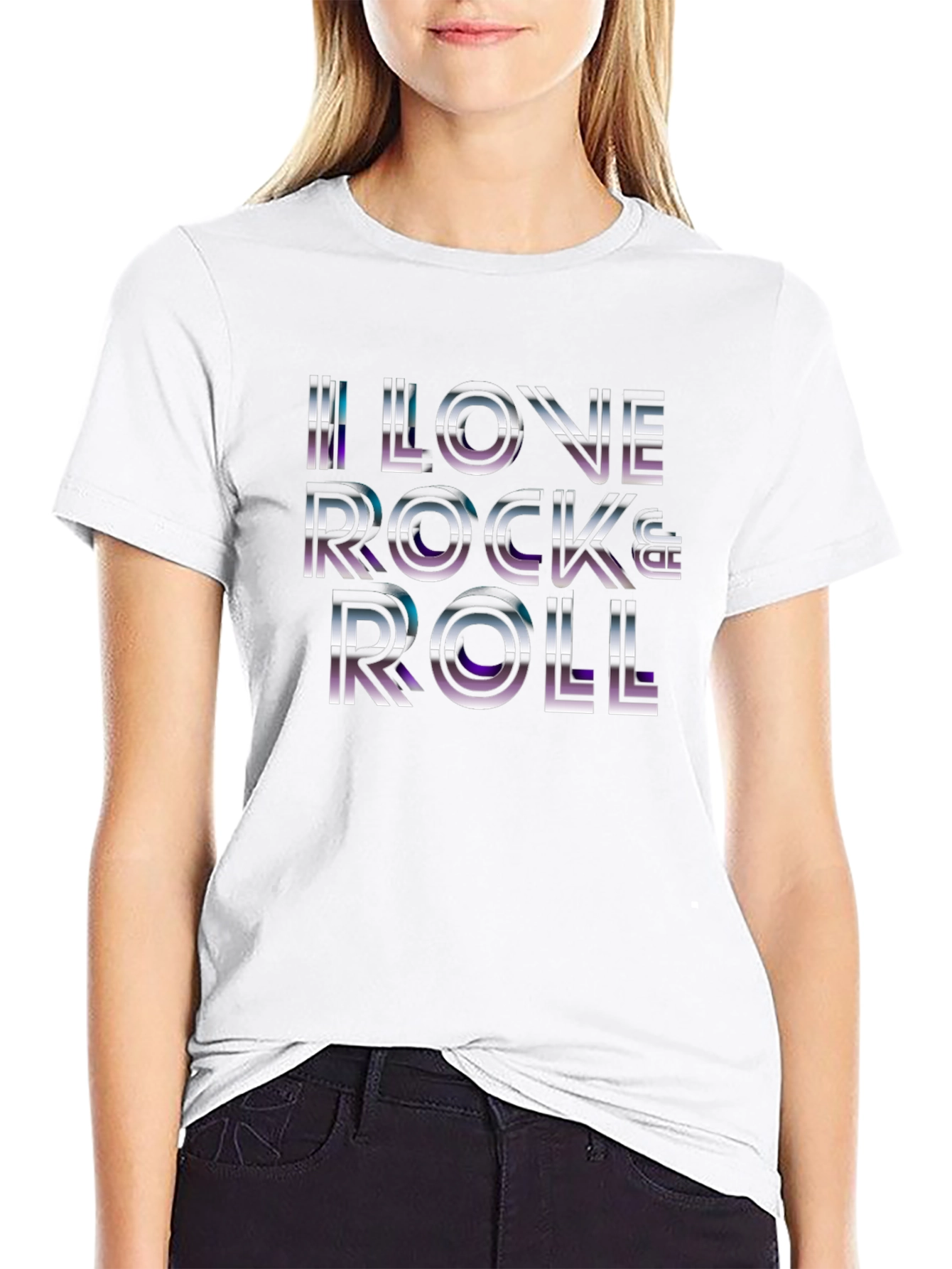 I Love Rock and Roll Graphic Tee