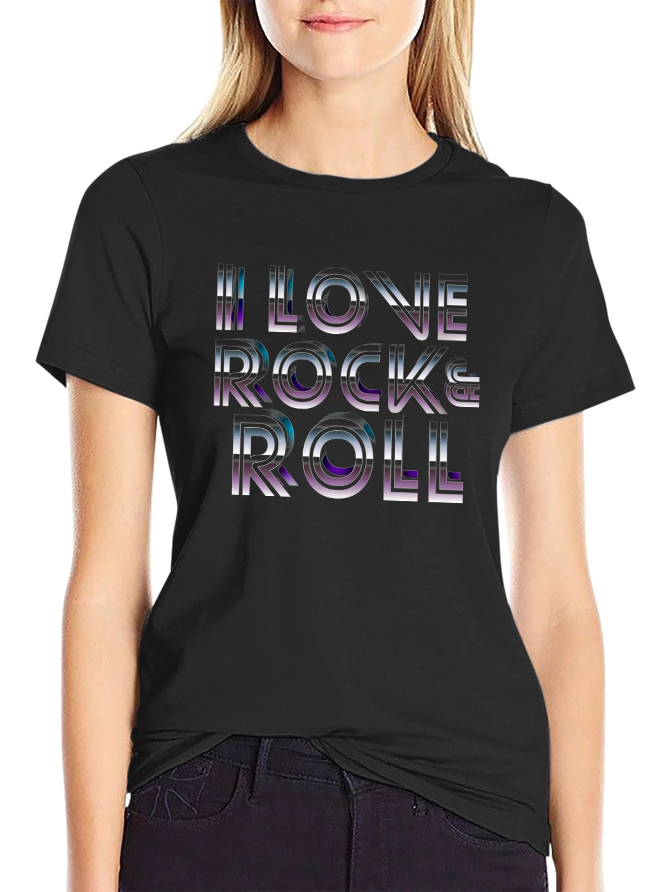 I Love Rock and Roll Graphic Tee