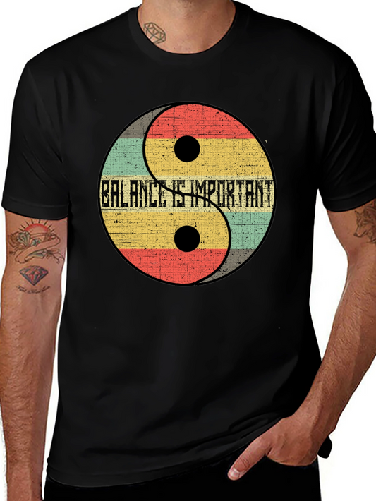 Balance is Important Yin Yang Graphic Tee