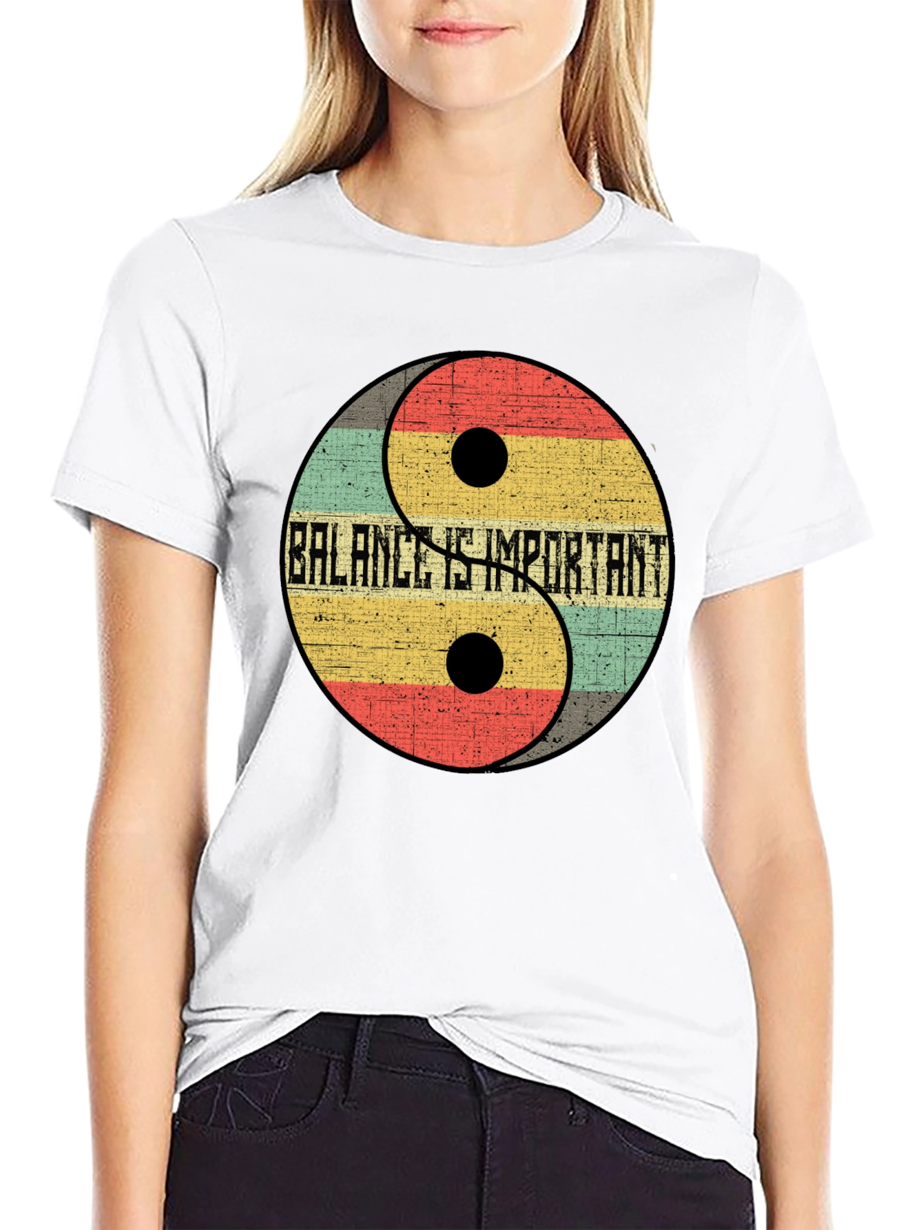 Balance is Important Yin Yang Graphic Tee