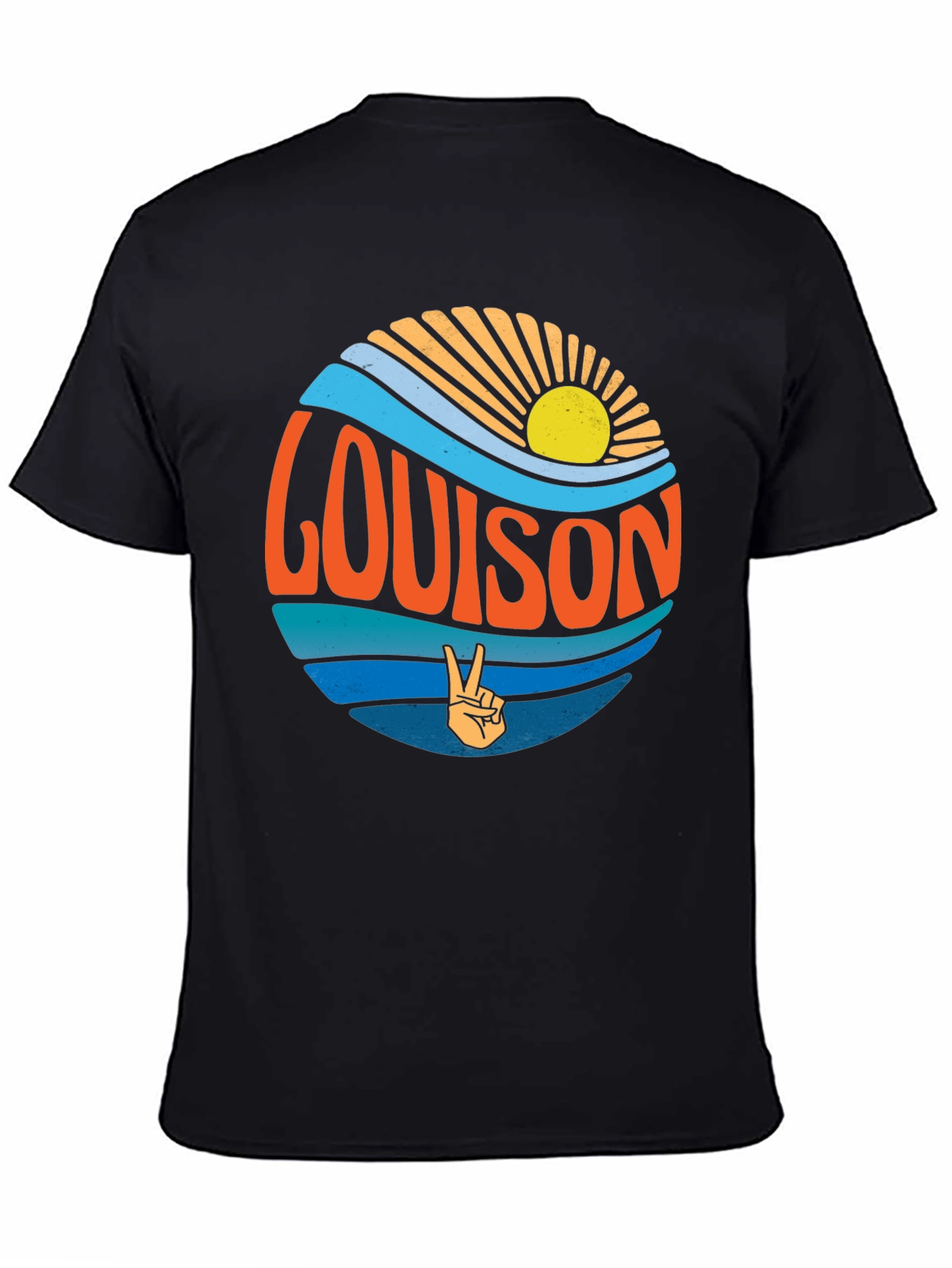 Louis On Retro Style Graphic T-Shirt